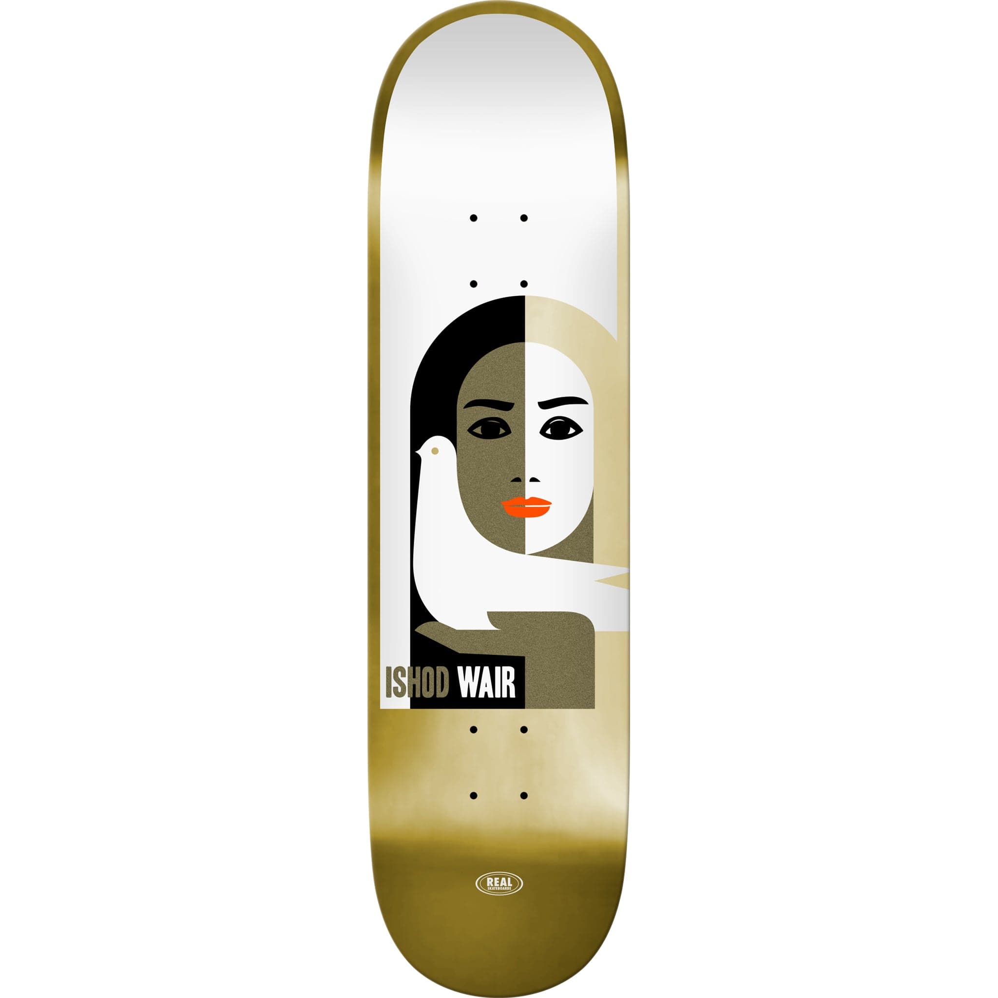 Real Ishod Peace LTD Foil Skateboard Deck 8.25" Skateboard