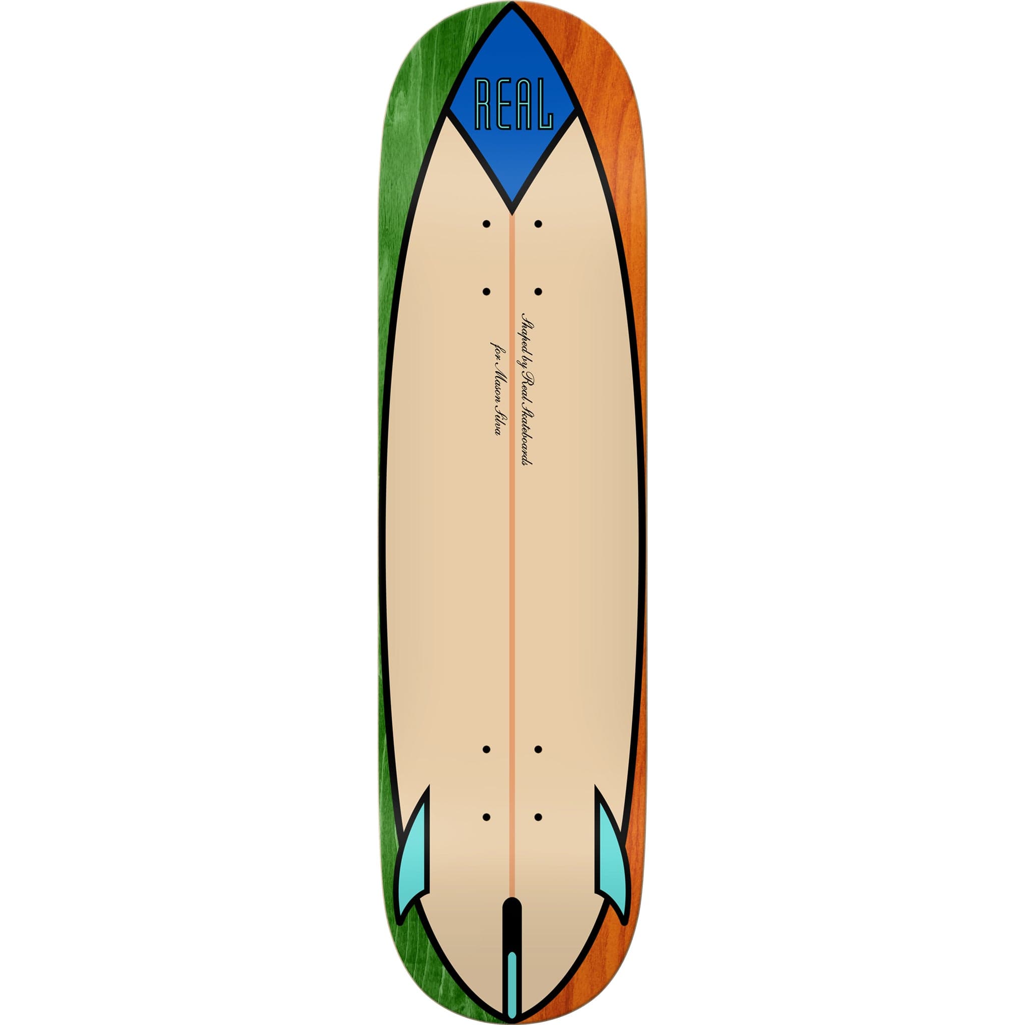 Real Mason Speed Egg Skateboard Deck 8.28" Skateboard