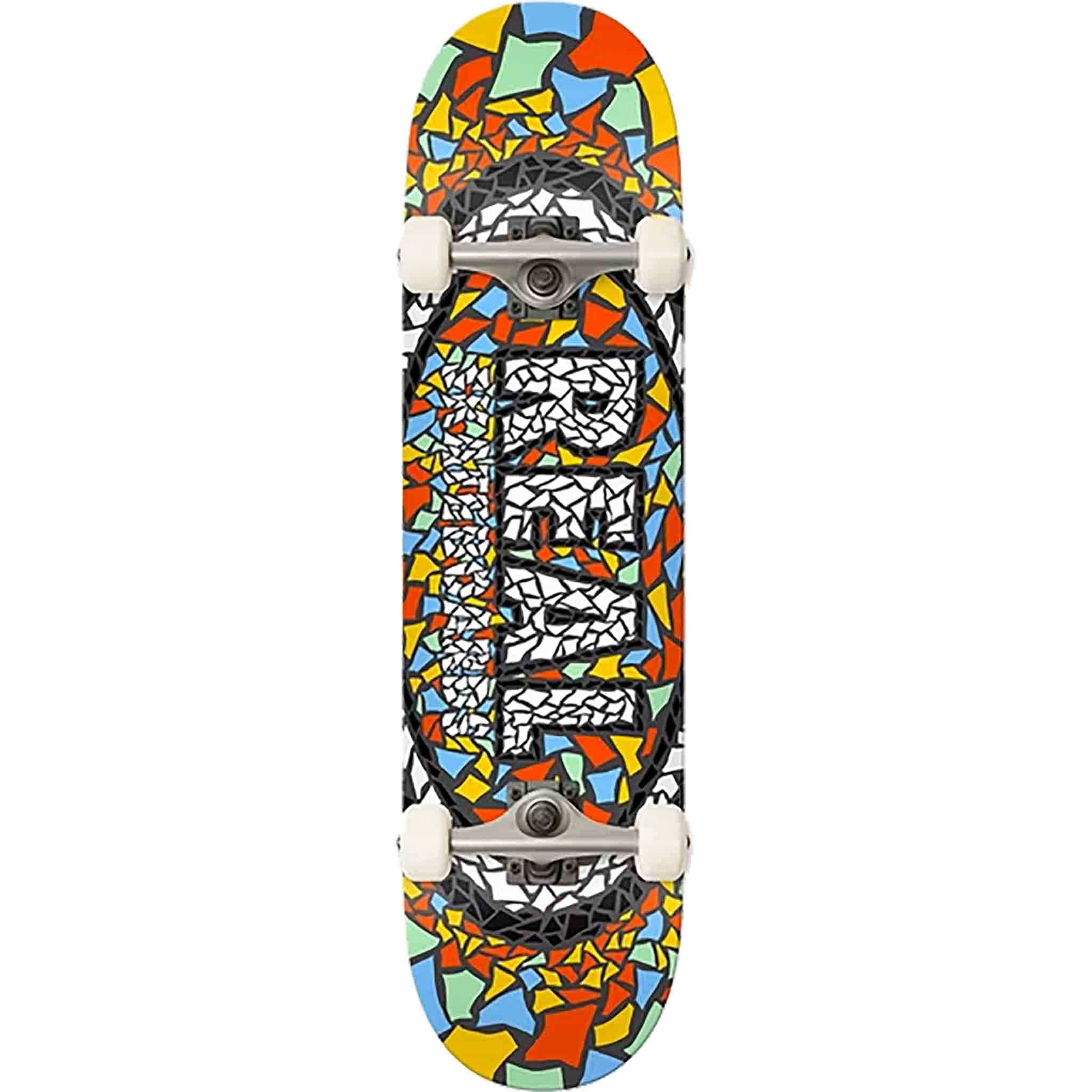 Real Mosaic Oval Recolor 8" Skateboard Complete Skateboard Complete