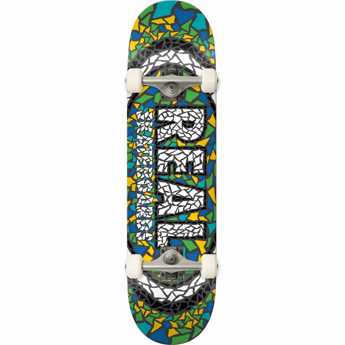 Real Mosaic Oval Skateboard Complete Melange 7.5" Skateboard Complete