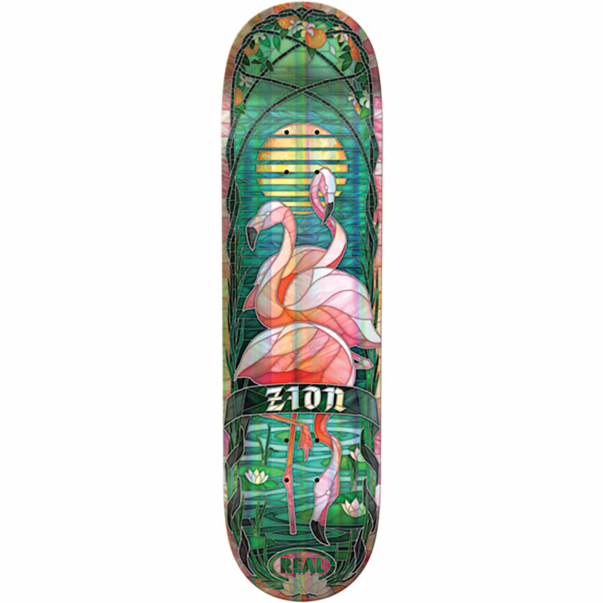 Real Zion Holographic Cathedral 8.38" Skateboard Deck Skateboard