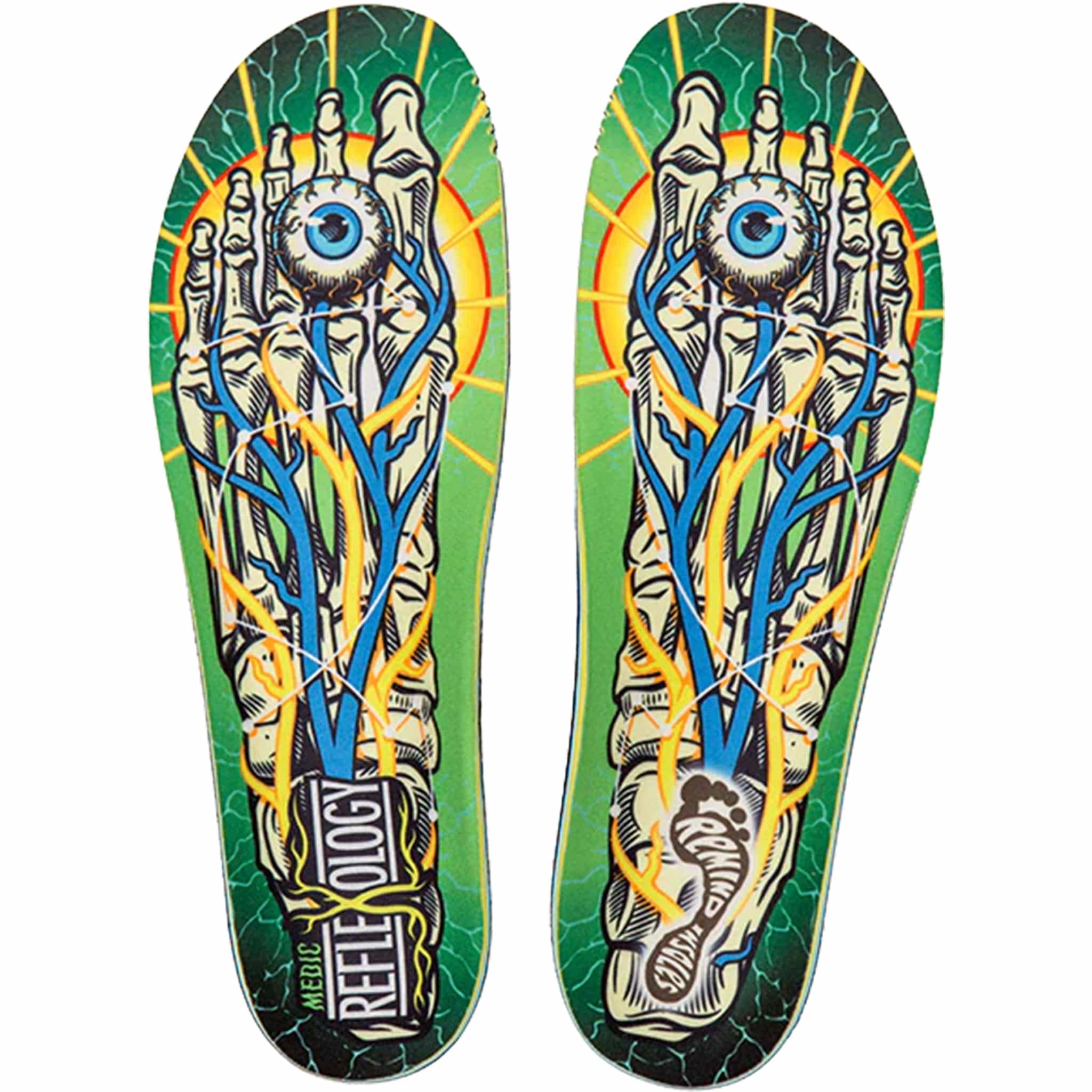 Remind Medic Impact Mid-High Arch Insoles Reflexology Insoles