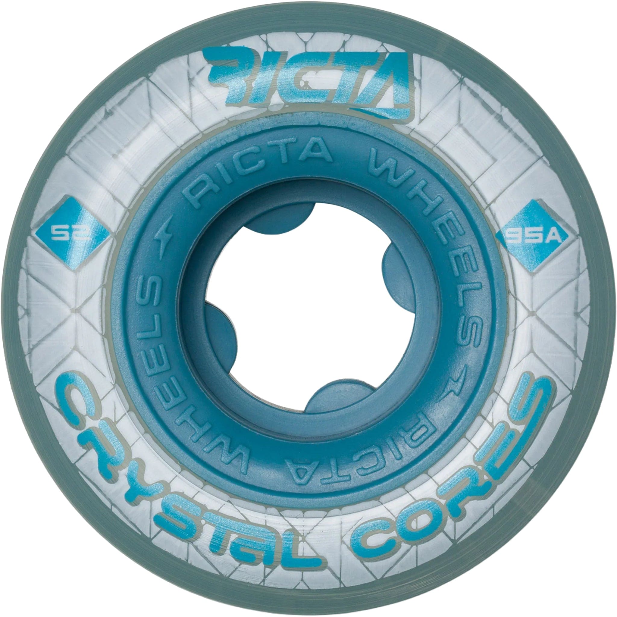 Ricta Crystal Cores Skateboard Wheels 95a 52mm Skateboard Wheels