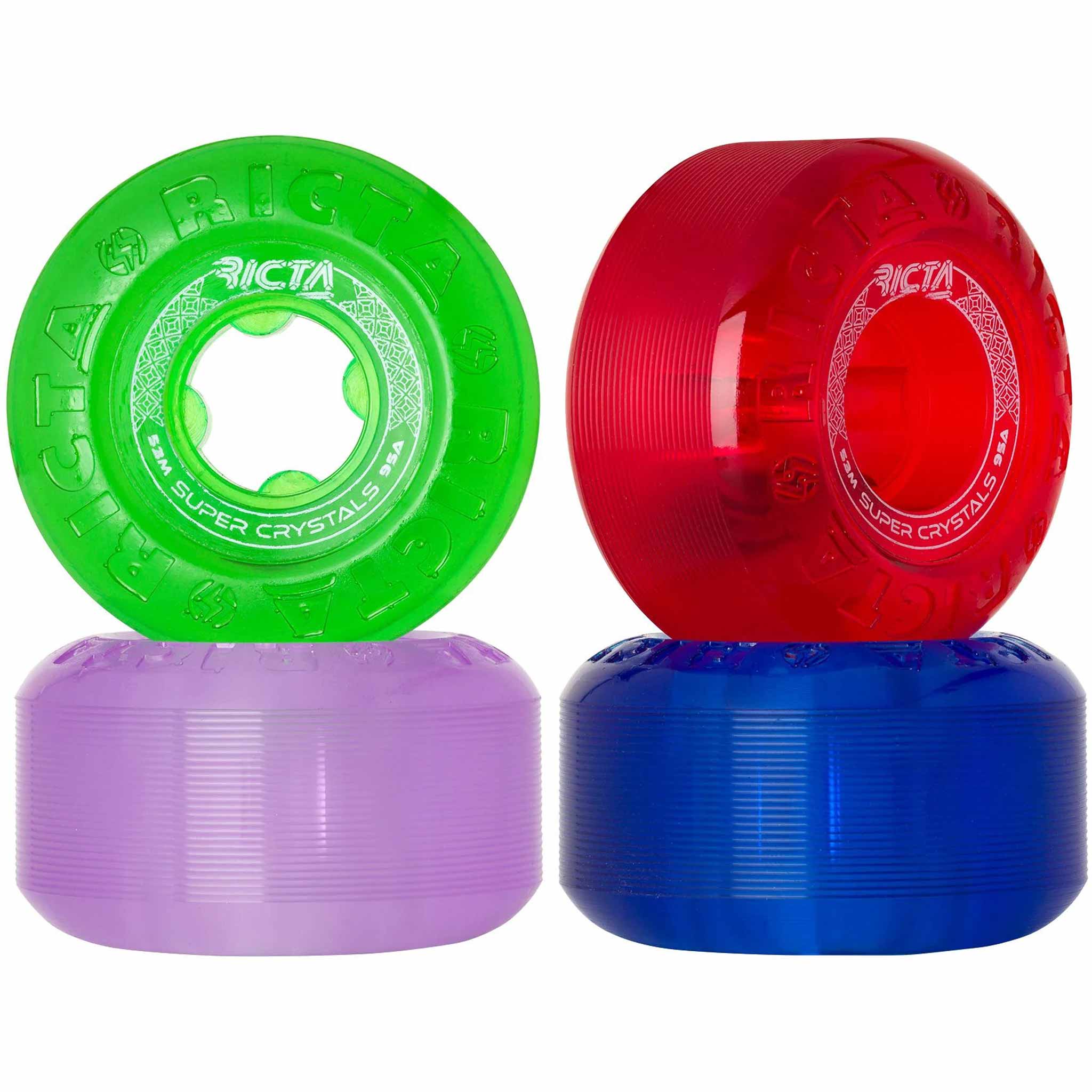 Ricta Super Crystals 95A 53MM Assorted Skateboard Wheels Skateboard Wheels