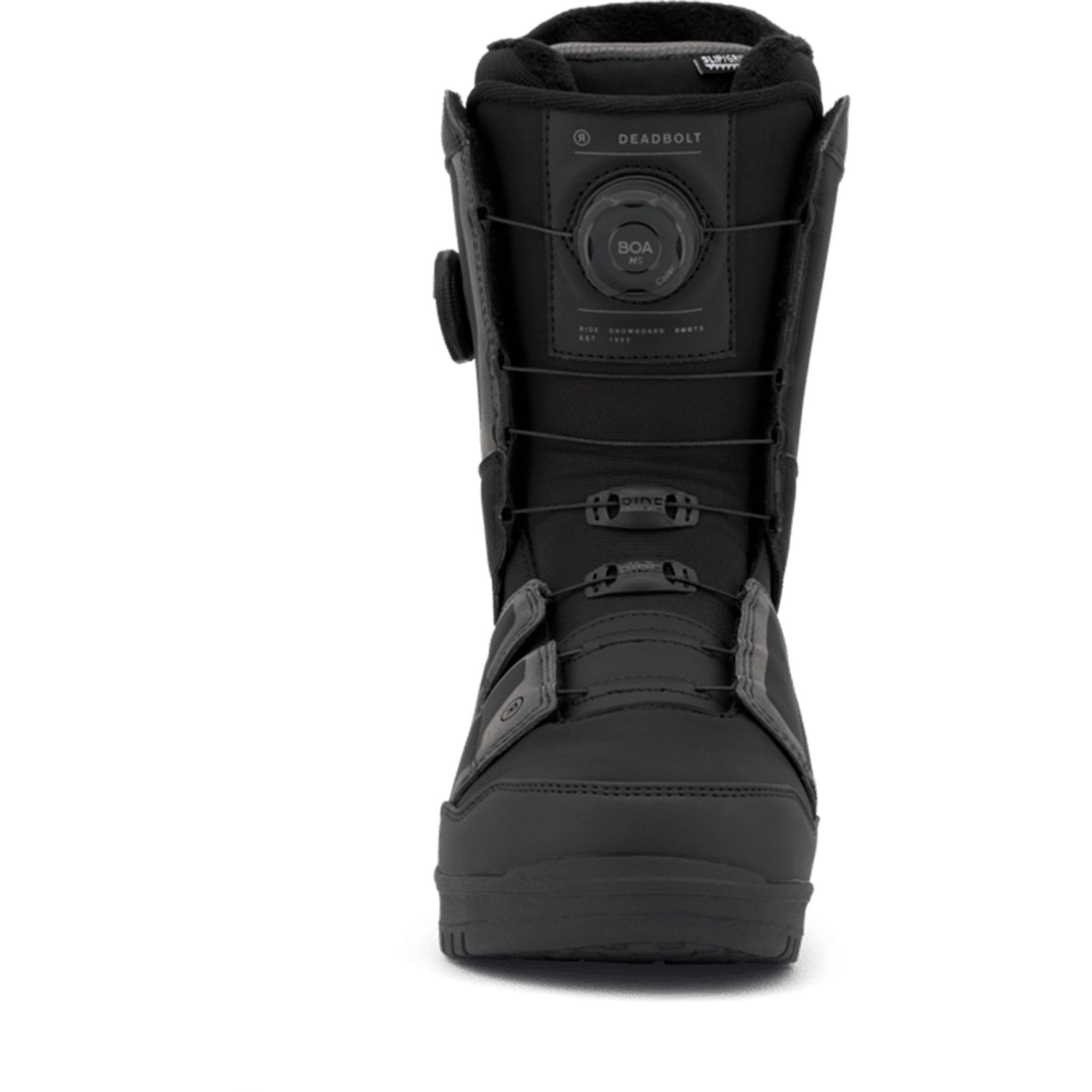 Ride Deadbolt Zonal BOA Snowboard Boot Black 2027 Mens Snowboard Boots