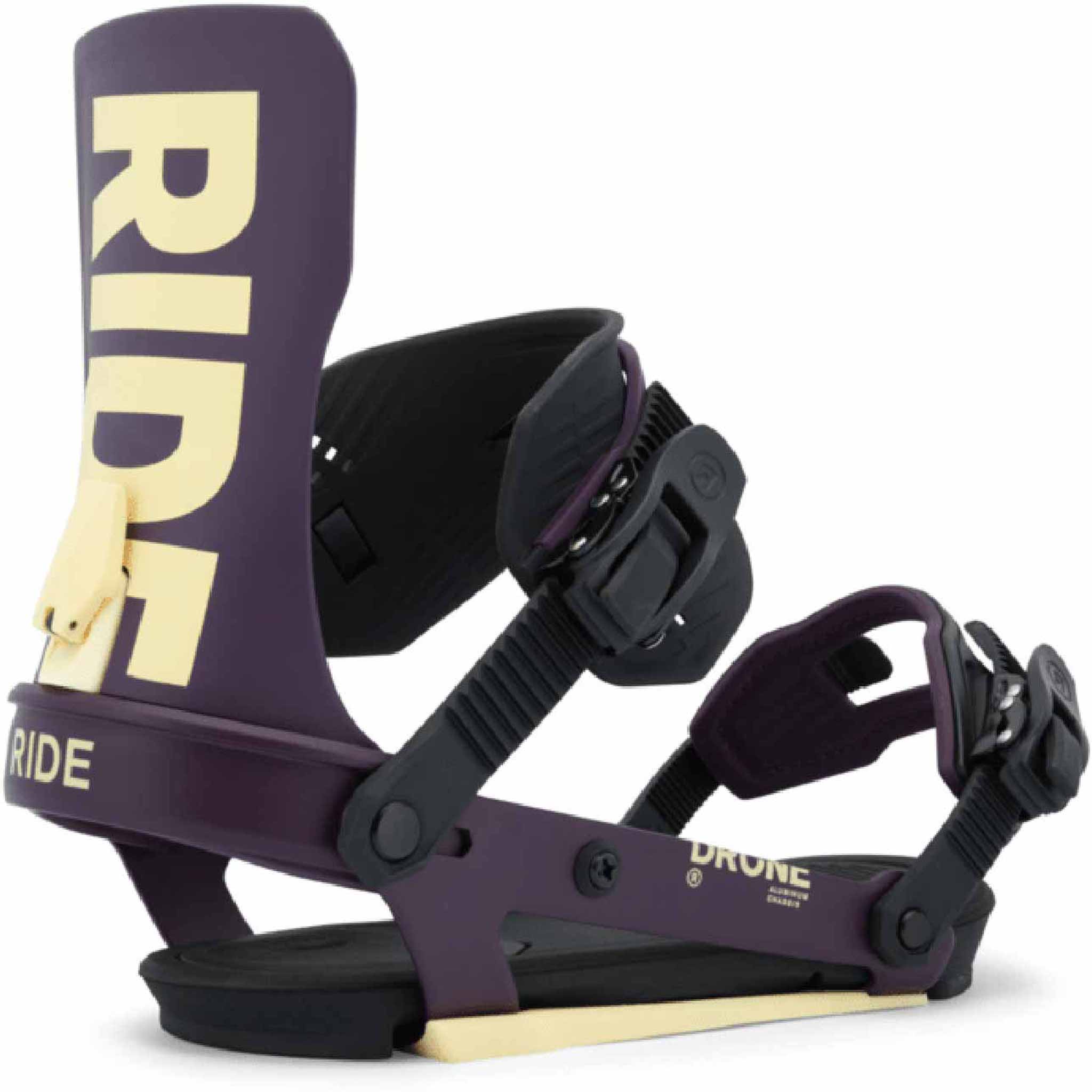 Ride Drone Snowboard Binding 2026 Purple Mens Bindings