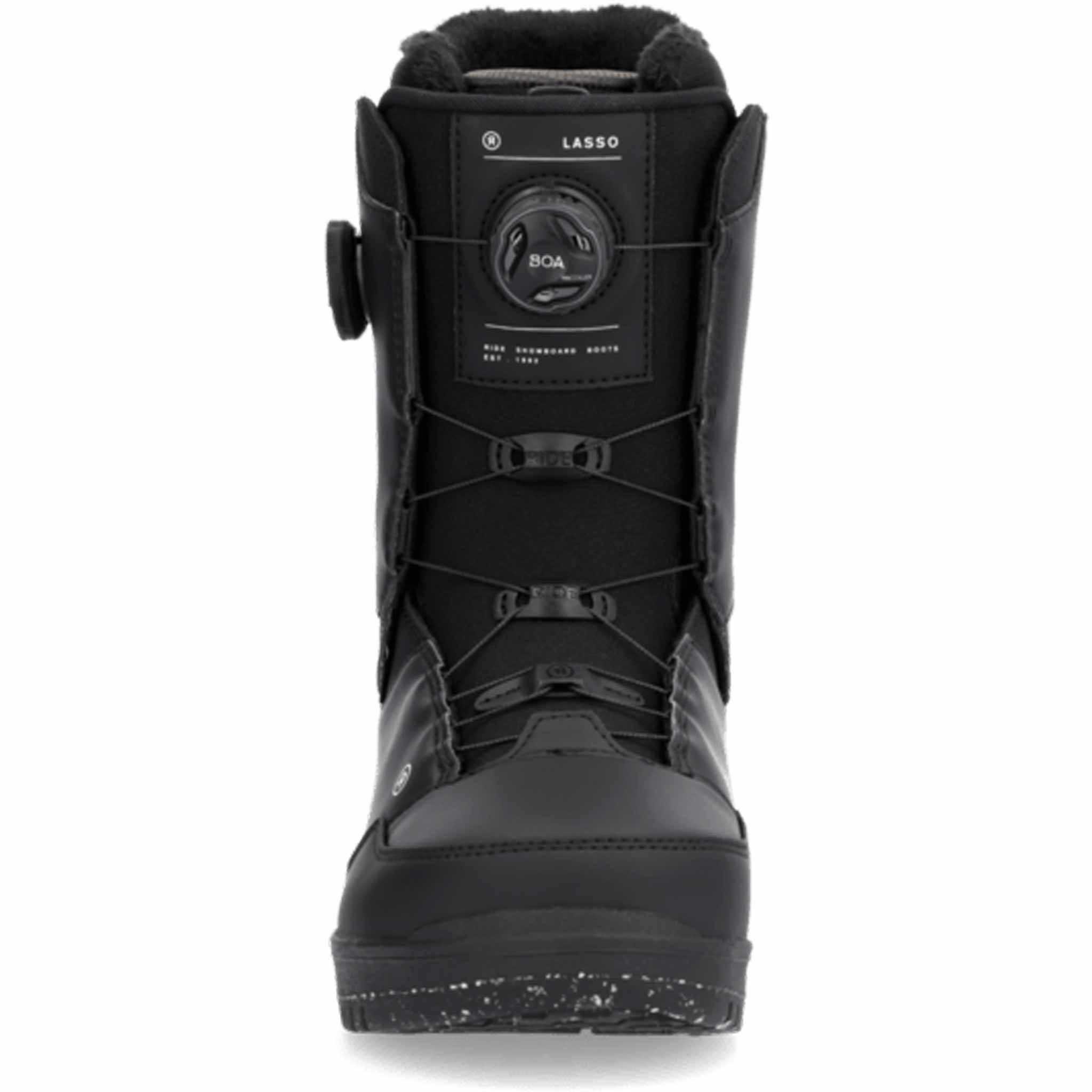 Ride Lasso Boa Snowboard Boot 2026 Black Mens Boots