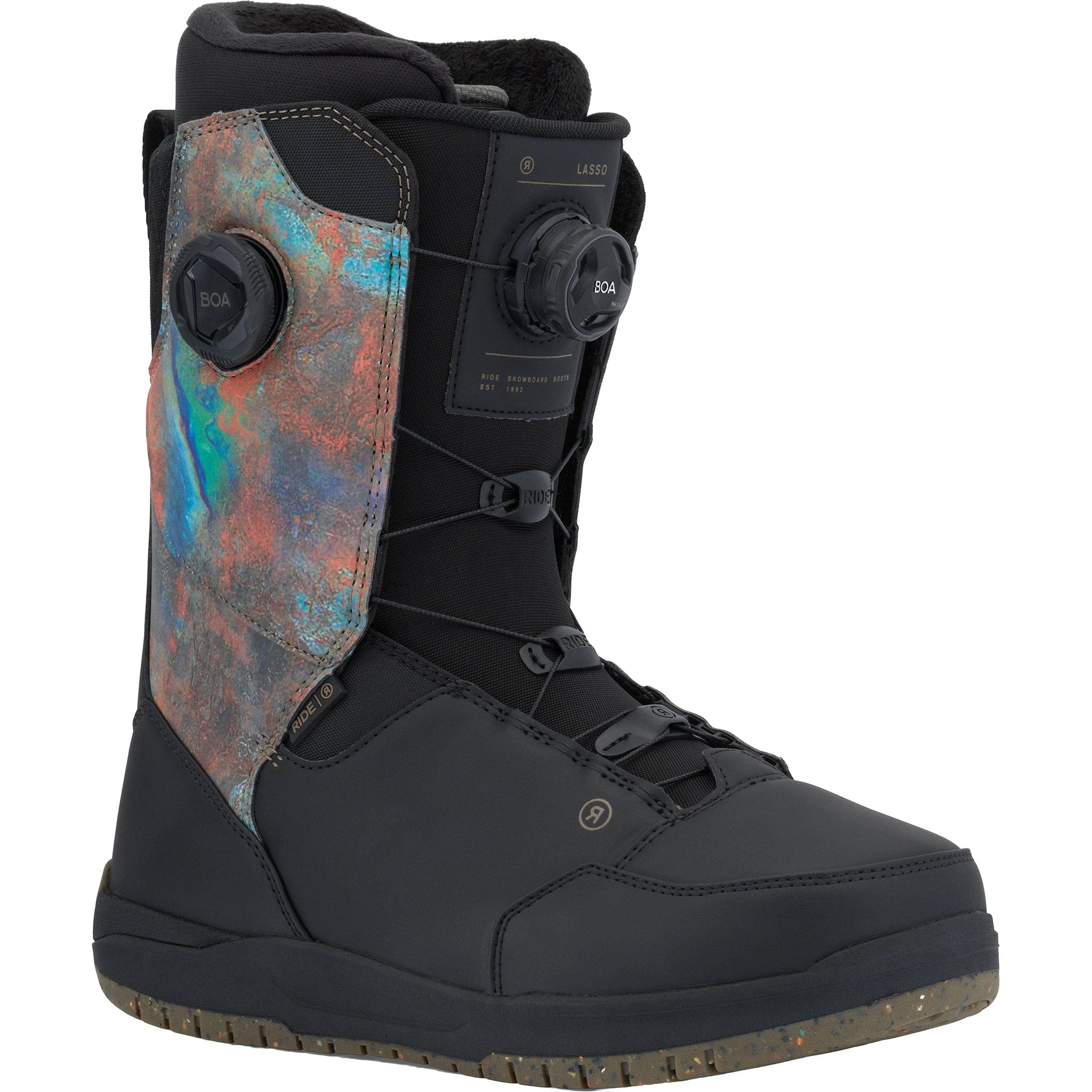Ride Lasso Boa Snowboard Boot 2026 Rust Mens Snowboard Boots