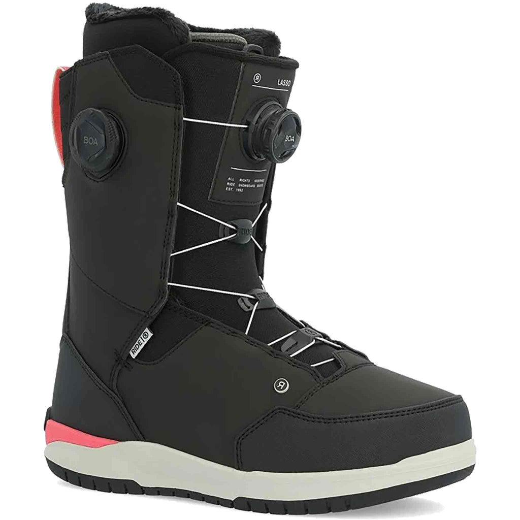 RIde Lasso BOA Snowboard Boot Pink 2024 Mens Boots