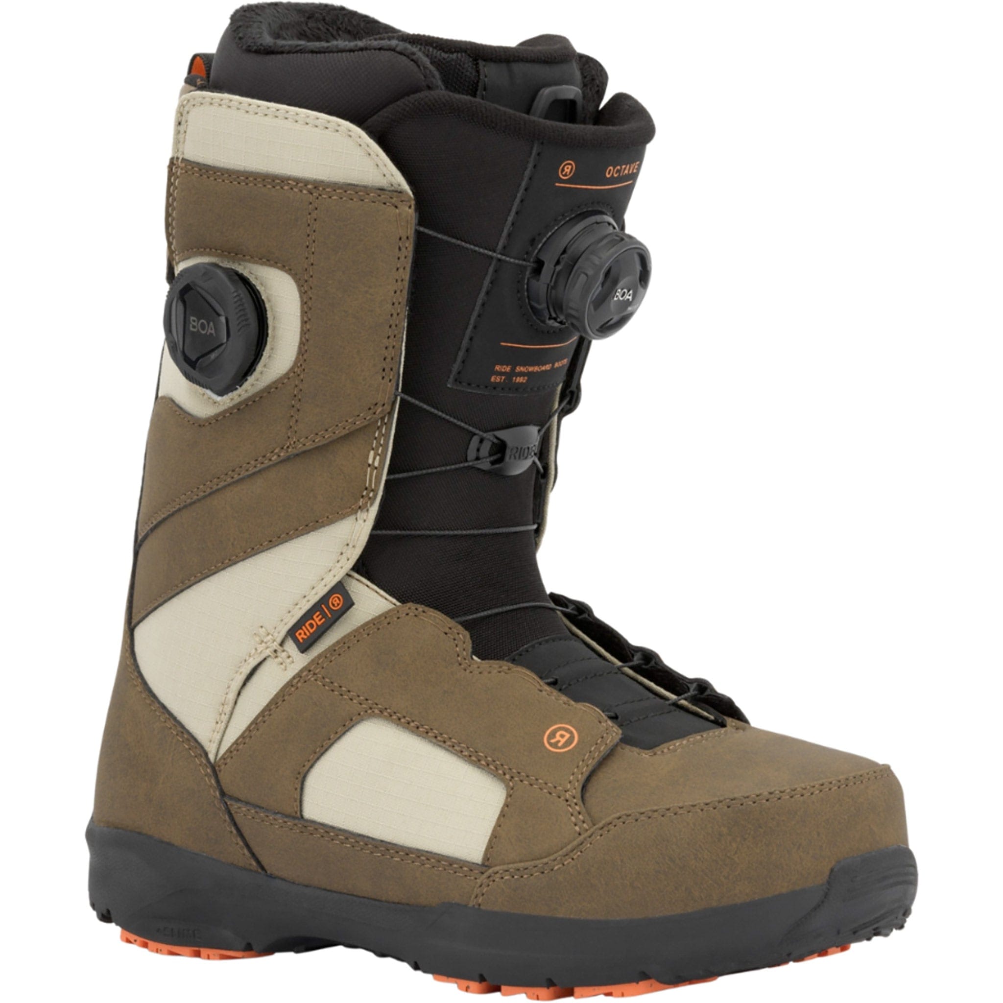 Ride Octave Boa Snowboard Boot 2026 Brown Mens Snowboard Boots