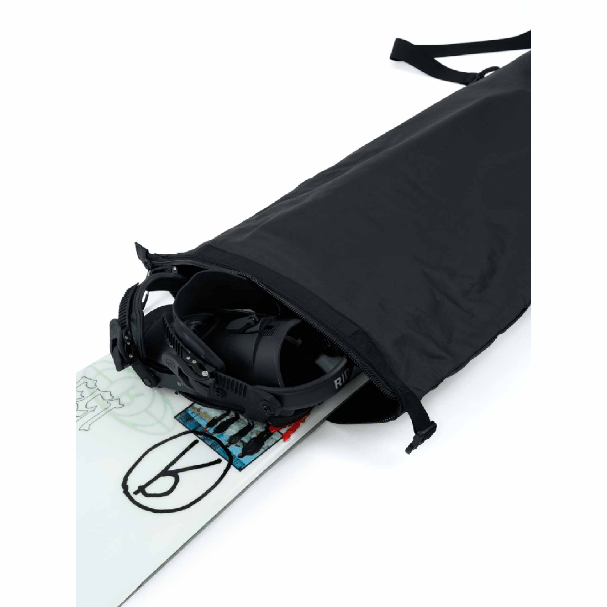 Ride Unforgiven Board Sleeve 2026 Black Snowboard Bag