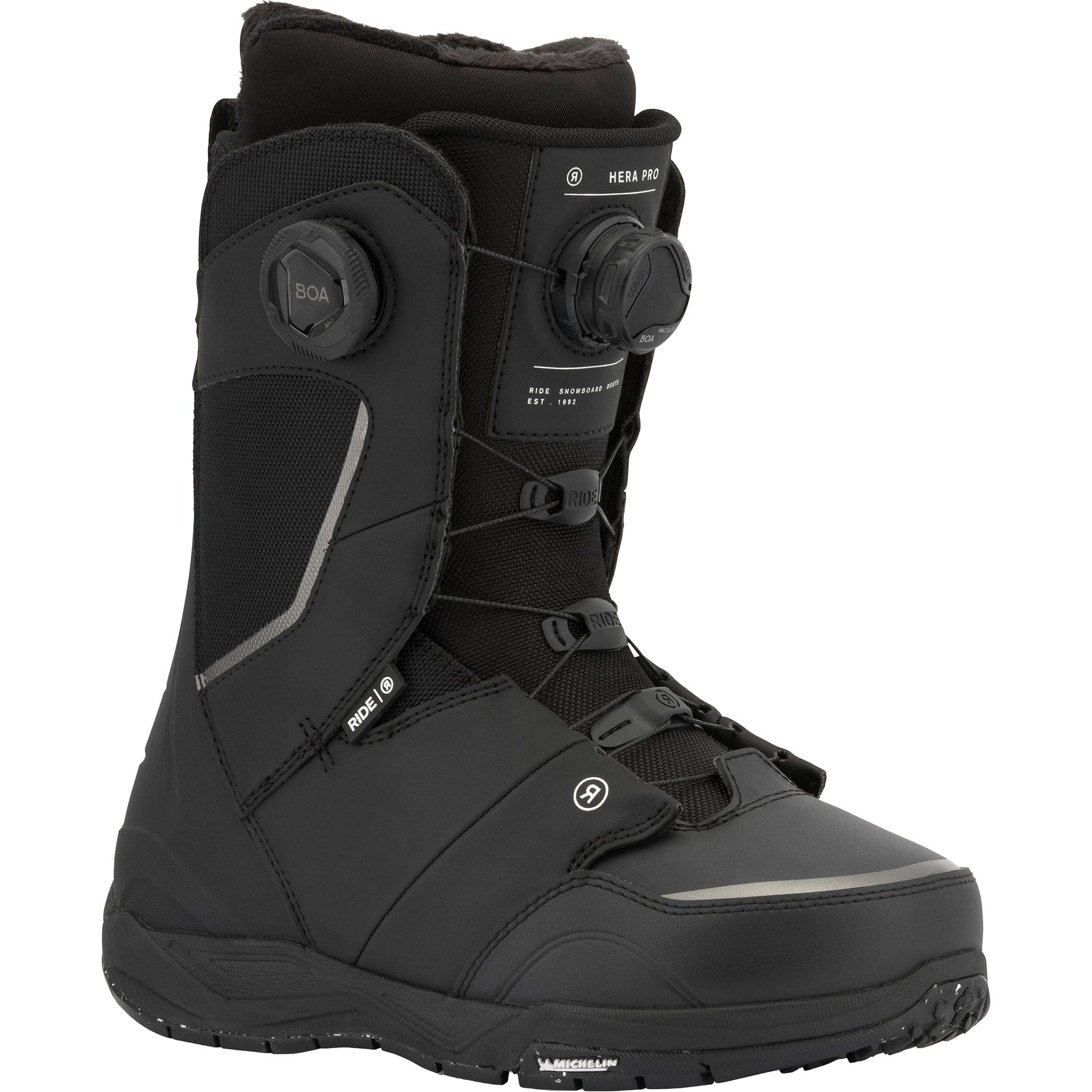 Ride Women's Hera Pro Wide Boa Snowboard Boot 2026 Black Womens Snowboard Boots