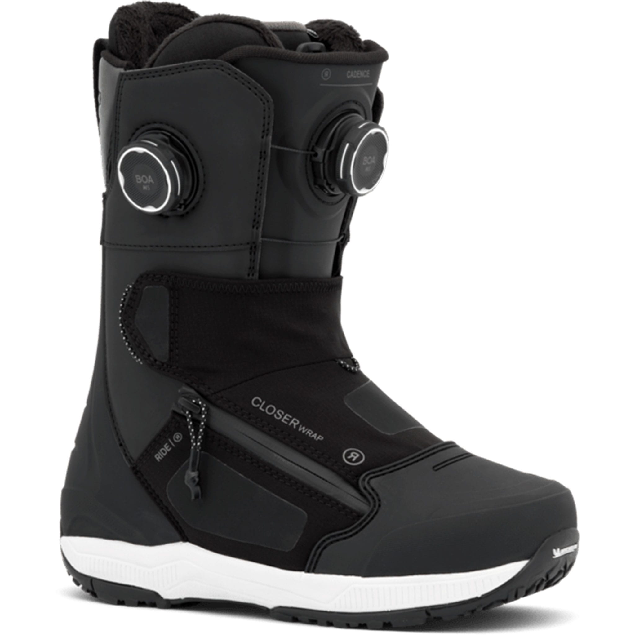 Ride Womens Cadence BOA Snowboard Boot Black 2027 Womens Snowboard Boots