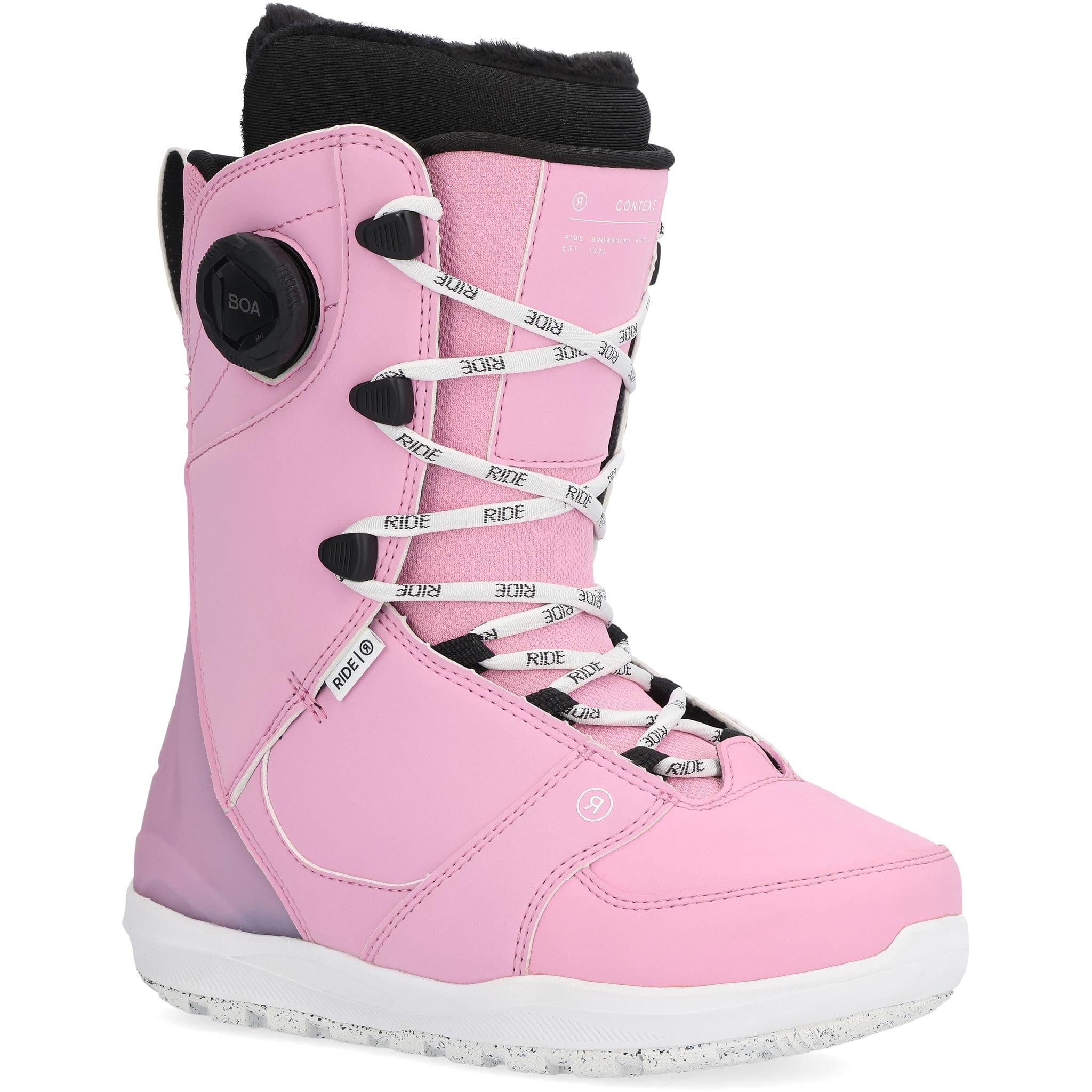 Ride Womens Context Snowboard Boot Pink 2025 Women's Boots