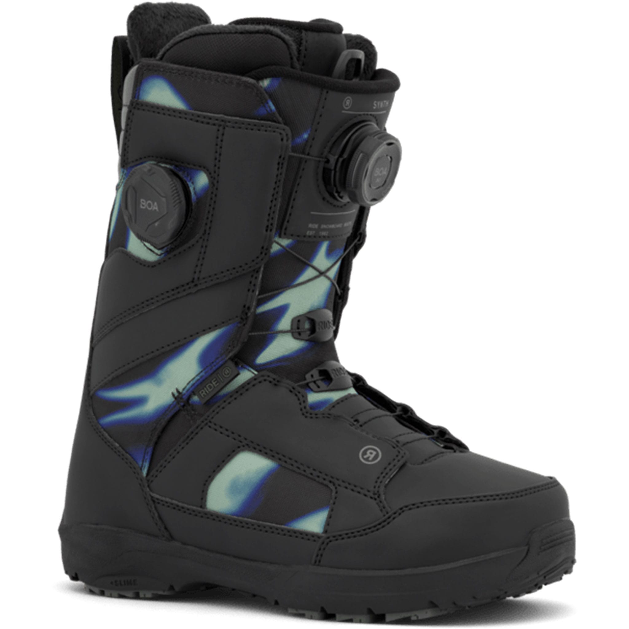 Ride Womens Synth BOA Snowboard Boot Black Smoke 2027 Womens Snowboard Boots