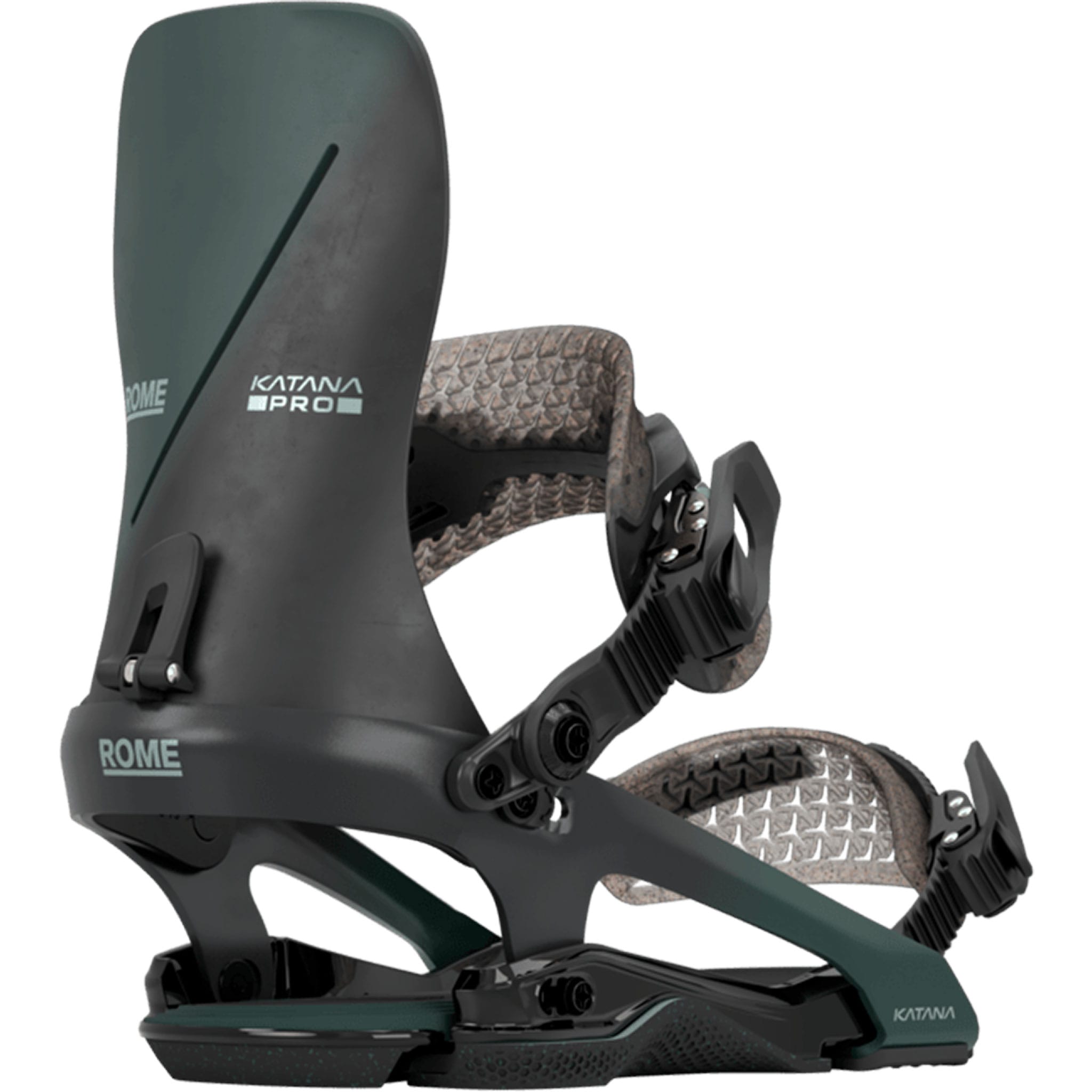 Rome Katana FW Pro Snowboard Binding Black Slate 2027 Mens Snowboard Bindings
