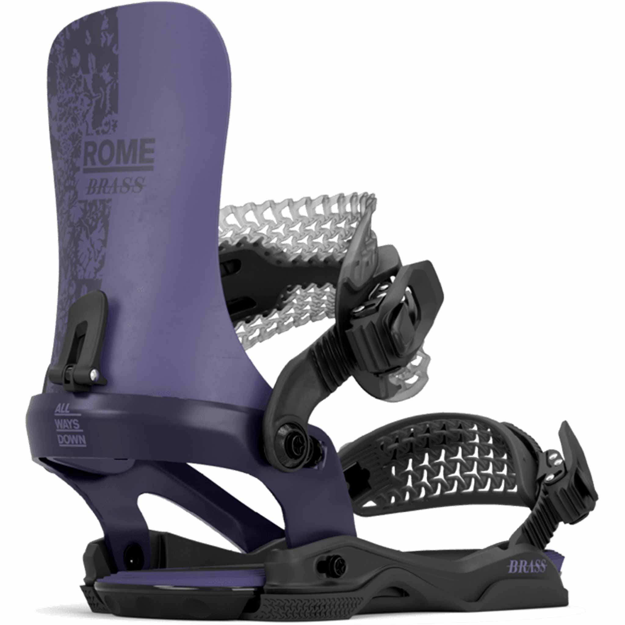 Rome Womens Brass AW Snowboard Binding Purple Haze 2026 Women's Bindings