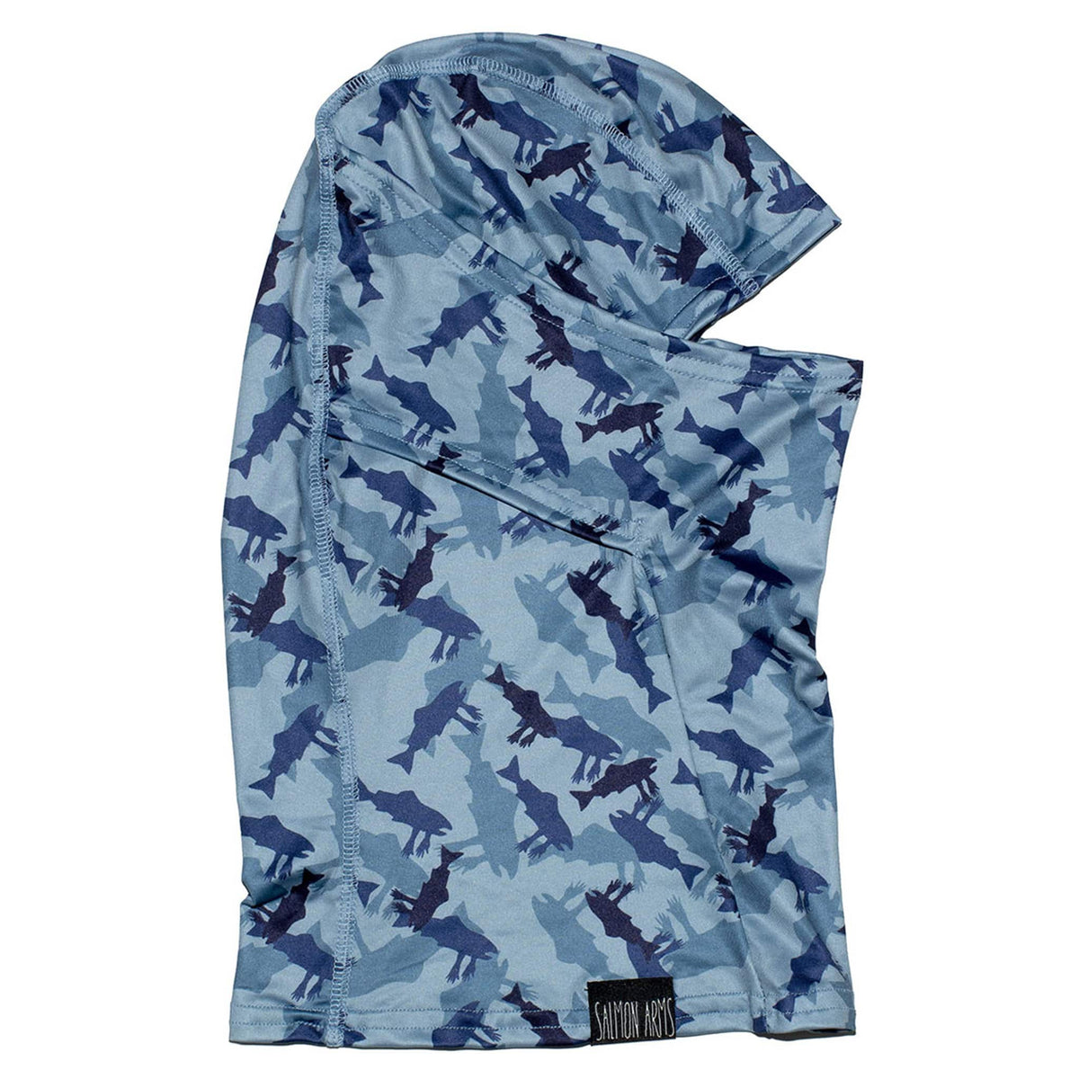 Salmon Arms Balaclava Blue Salmoflage Facemask