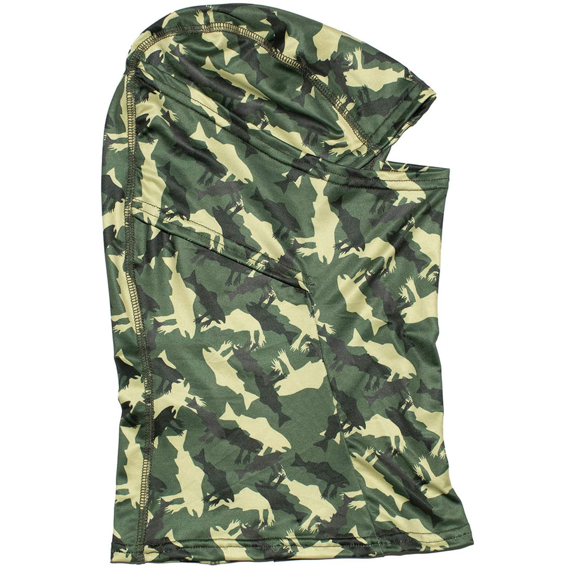 Salmon Arms Balaclava Green Salmoflage Facemask
