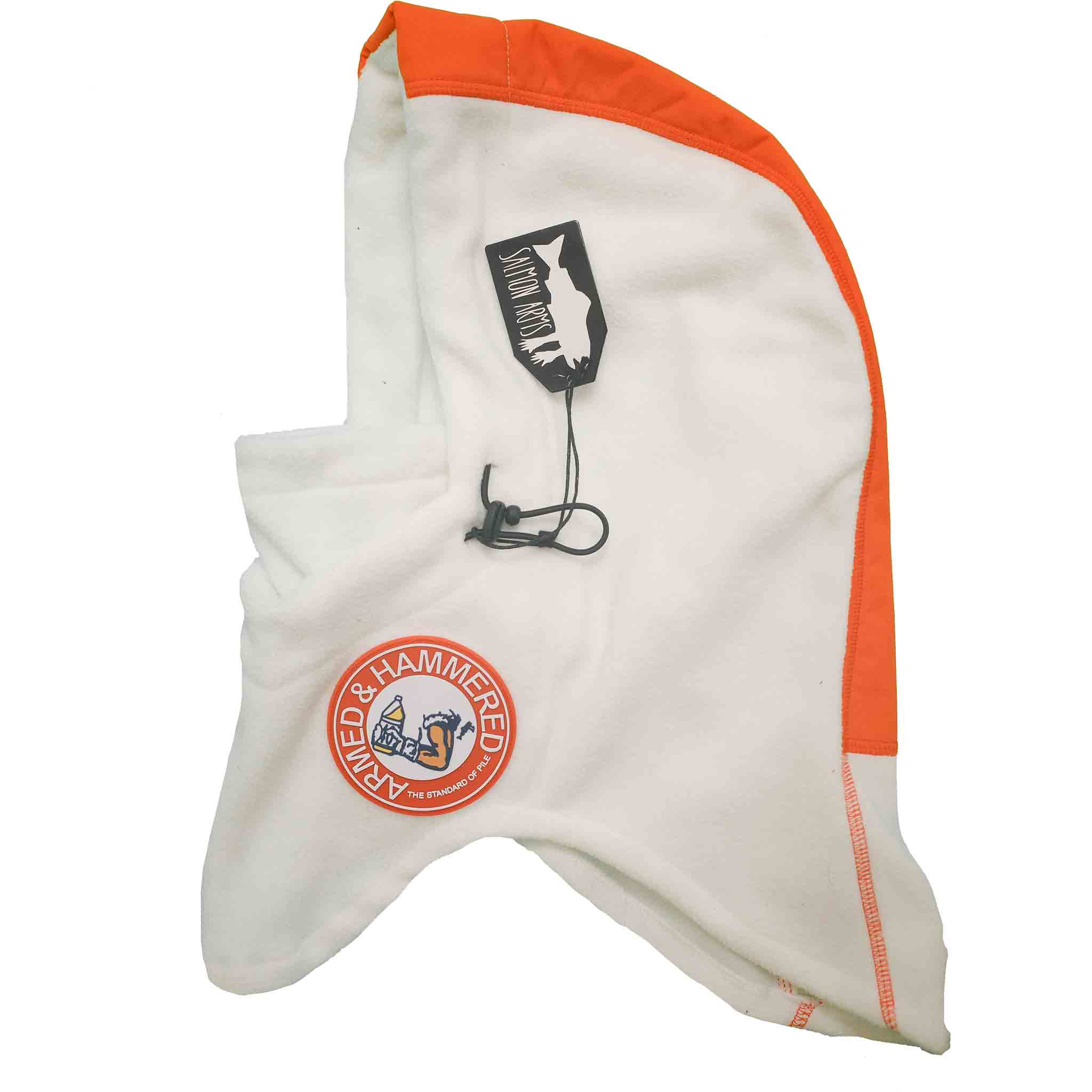 Salmon Arms Fleece Armed and Hammered Hood Facemask
