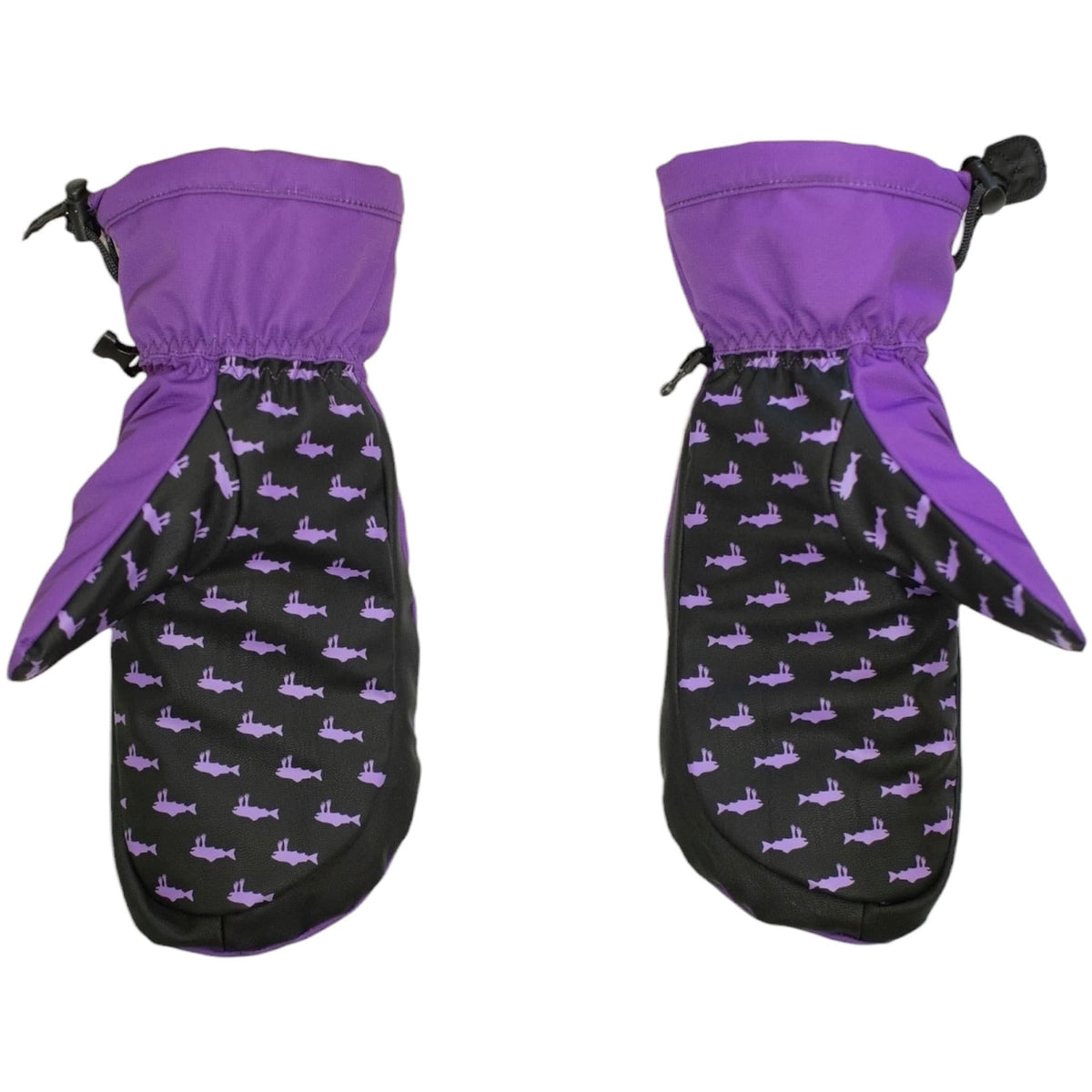 Salmon Arms Team Mitt Logo Purple Gloves & Mitts