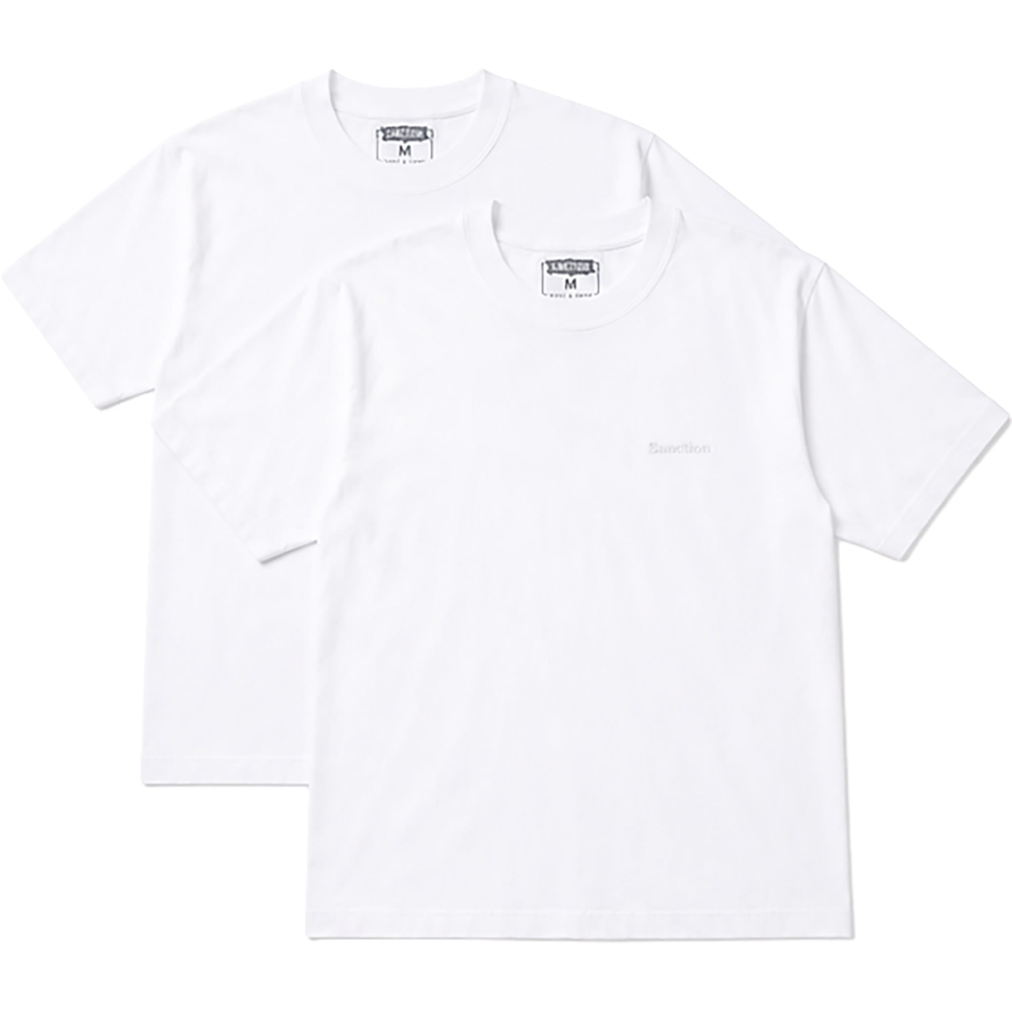Sanction Basic Tee 2 Pack White T Shirt