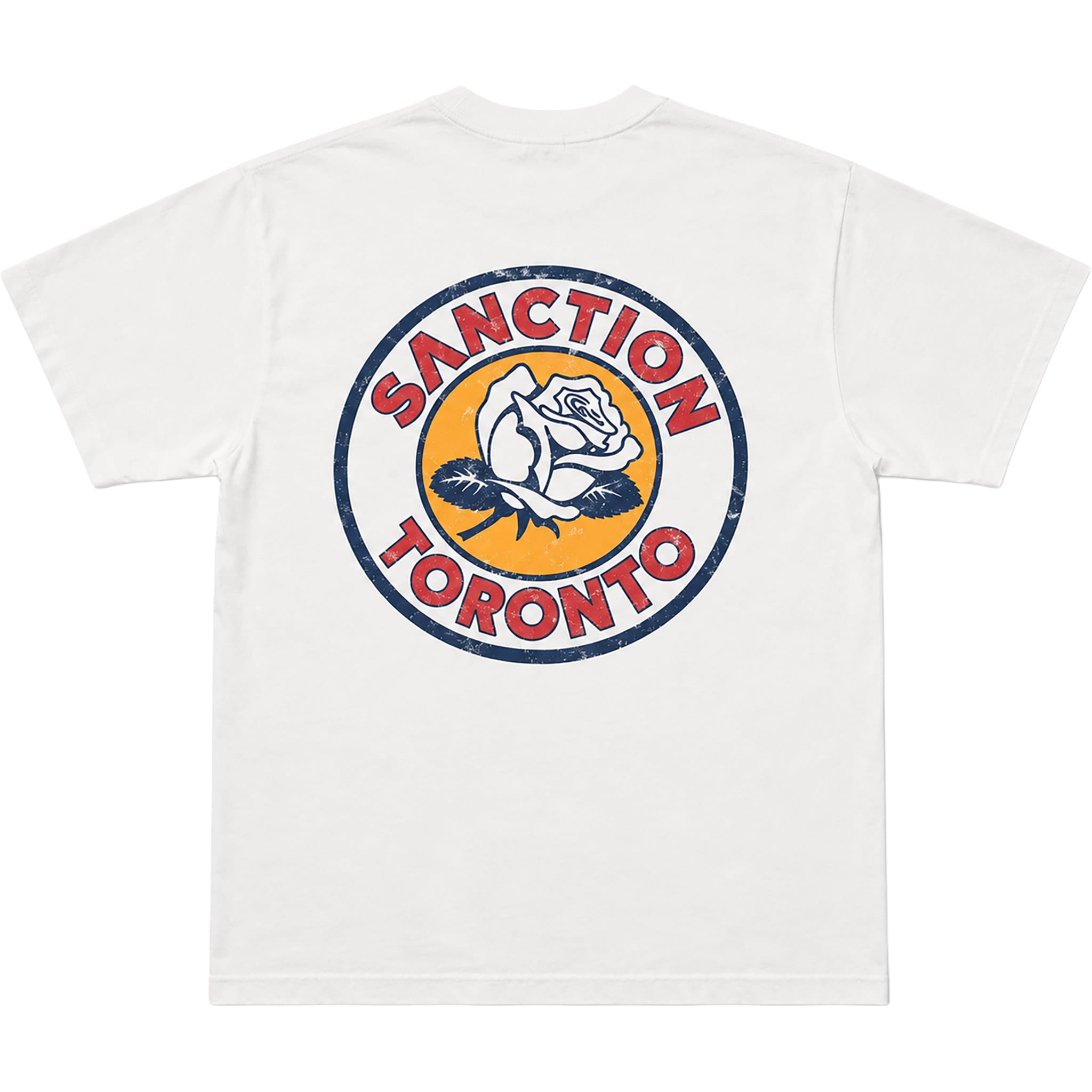 Sanction White Rose T-Shirt White T Shirt