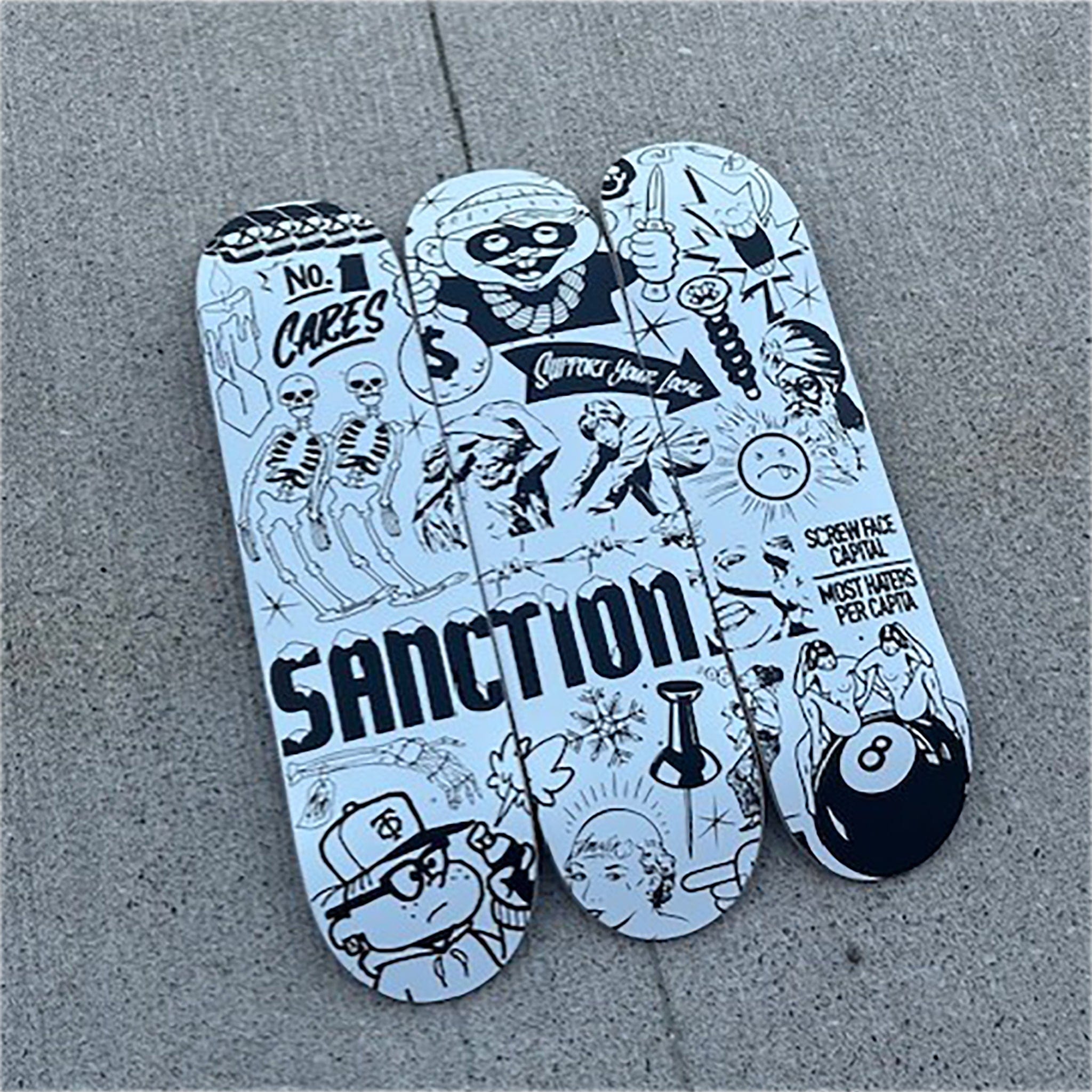 Sanction X Smolik 8.5" Skateboard Deck Special Project