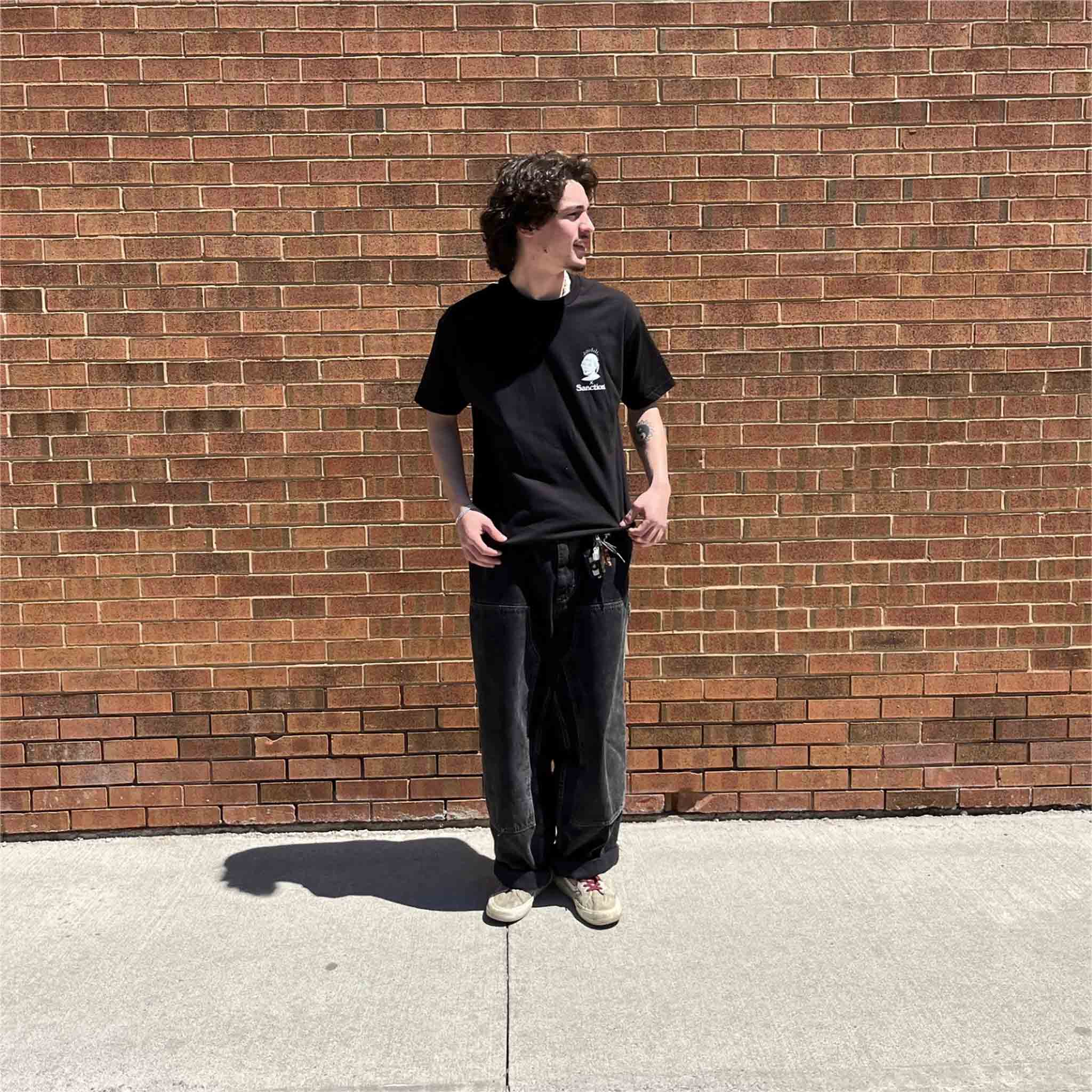 Sanction X Smolik Collage Tee Black T Shirt