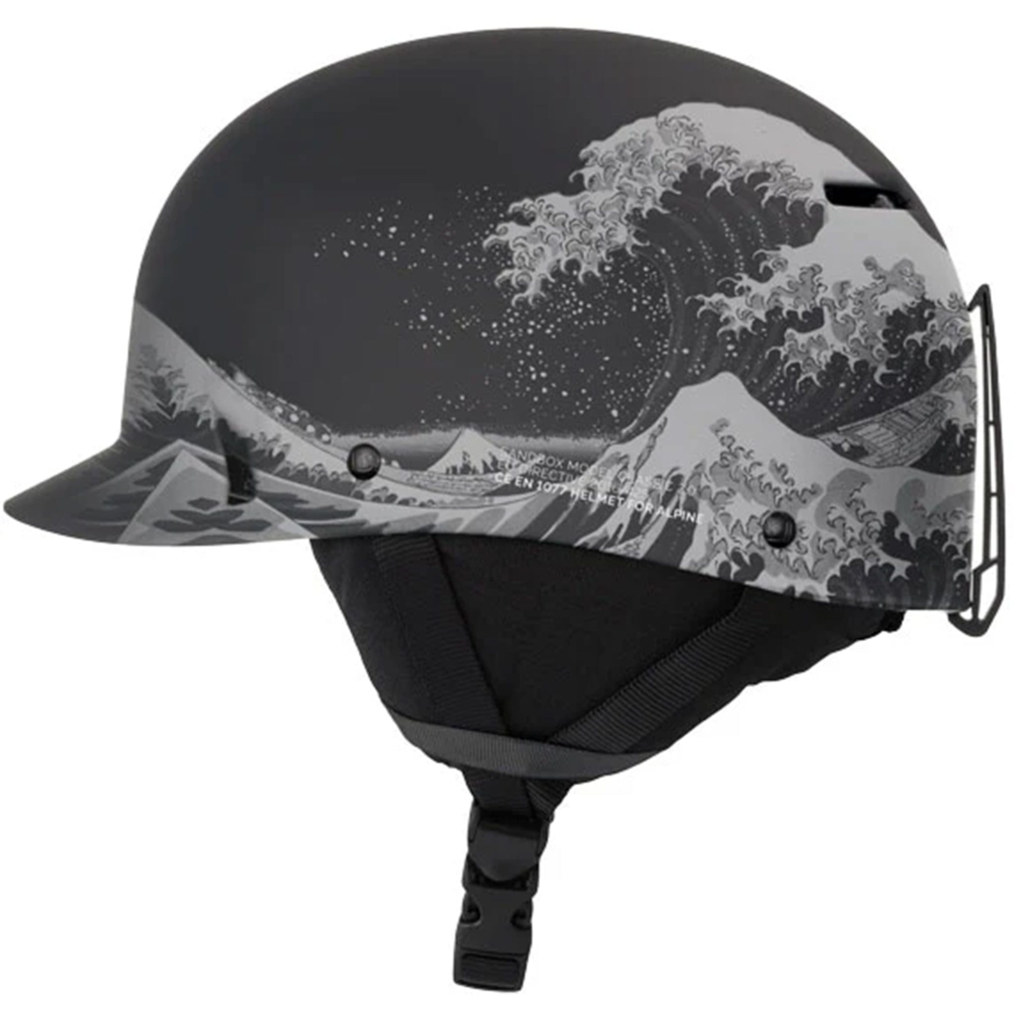 Sandbox Classic 2.0 Snow Helmet Board Archive Black Snowboard Helmet