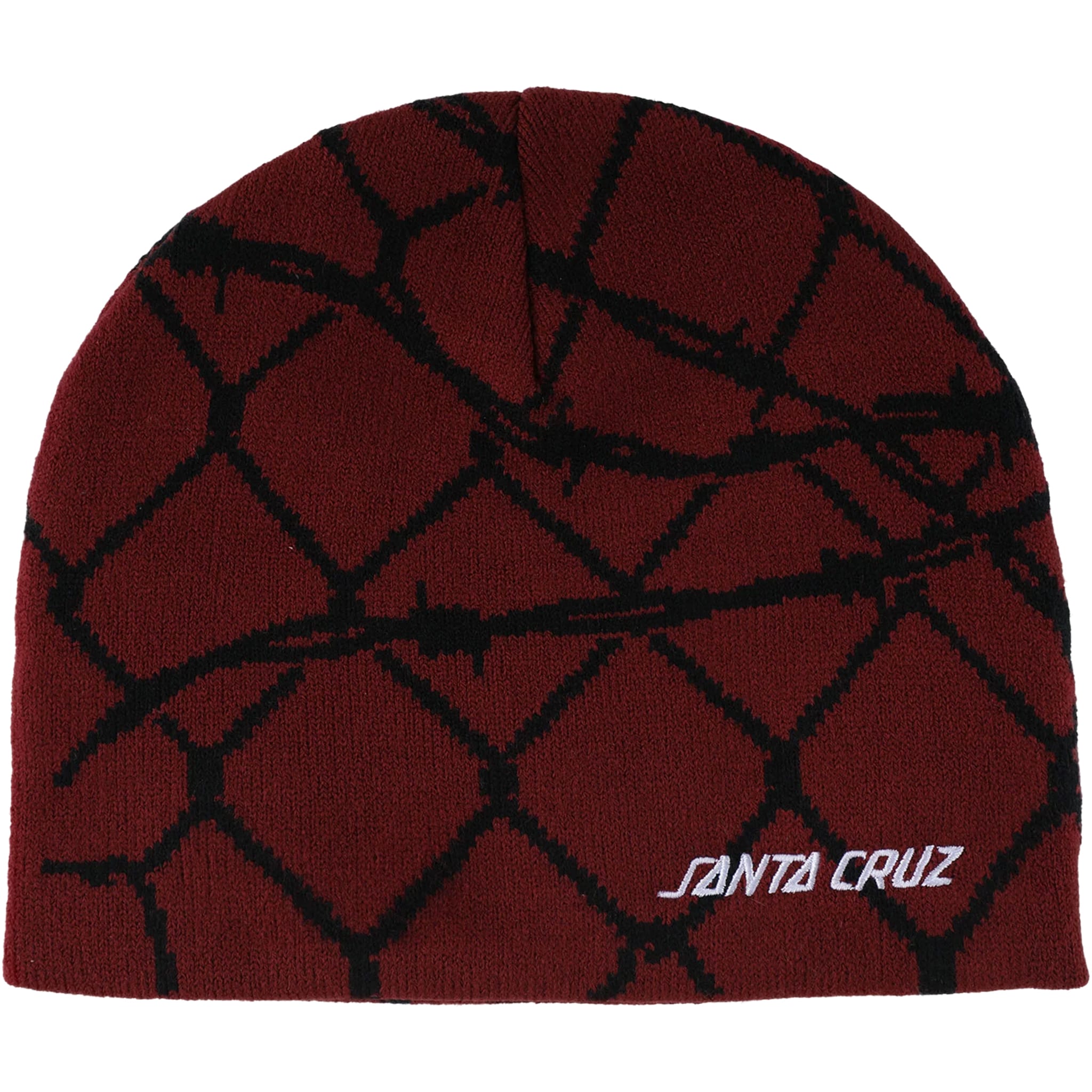 Santa Cruz Spot Chain Beanie Maroon Beanie