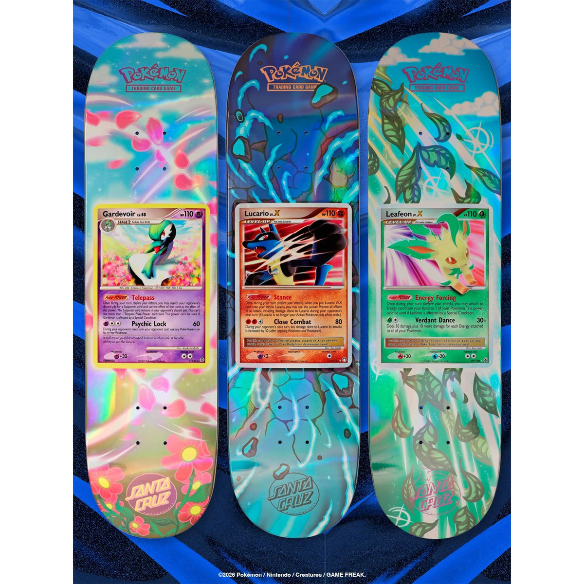 Santa Cruz x Pokémon TCG Blind Bag Deck 8" Skateboard