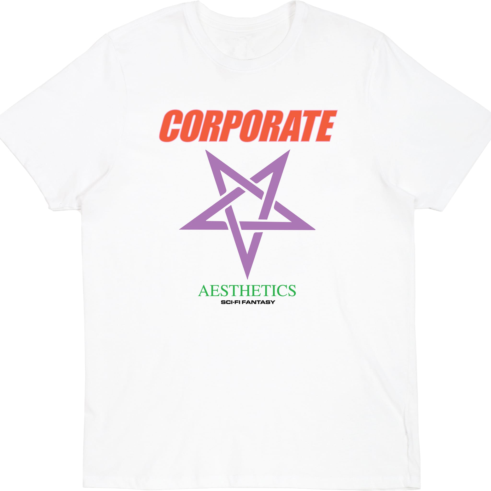 Sci-Fi Fantasy Corporate Aesthetics Tee White T Shirt