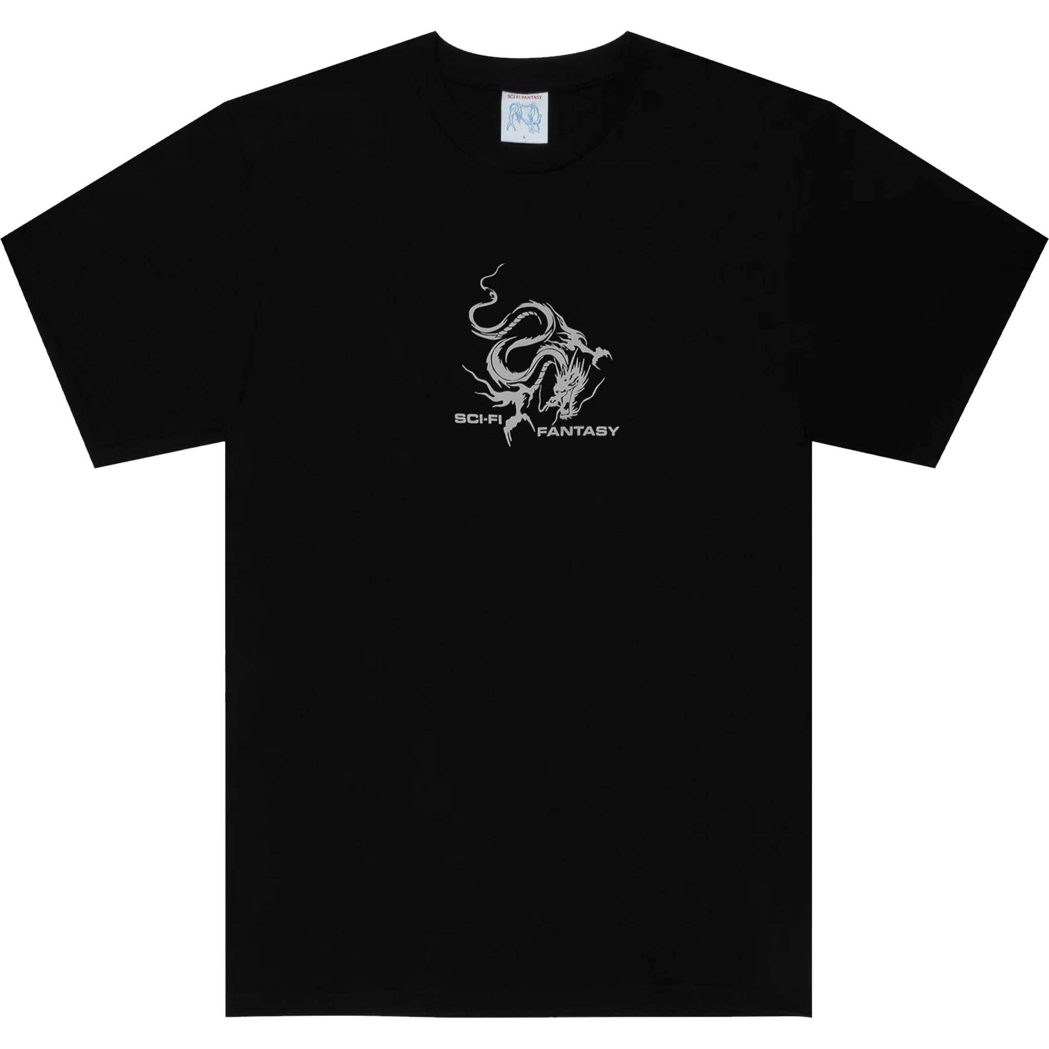Sci-Fi Fantasy Dragon Tee Black T Shirt