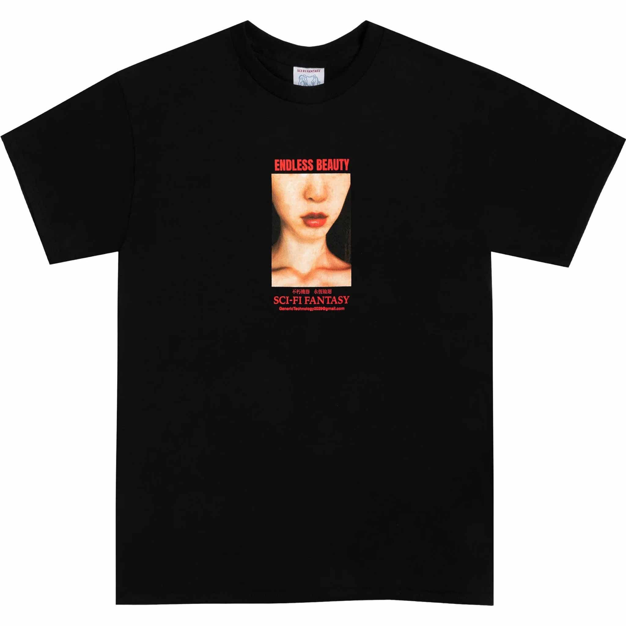 Sci-Fi Fantasy Endless Beauty Tee Black T Shirt