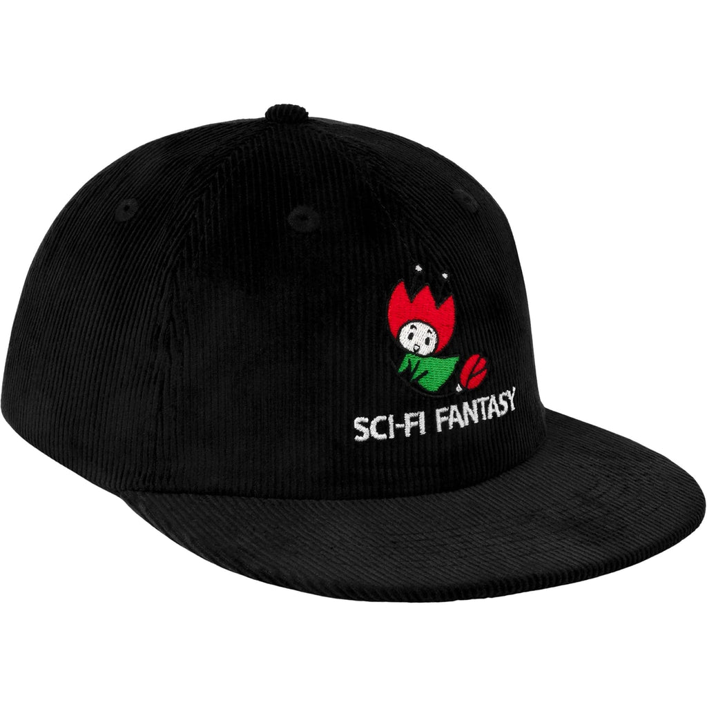 Sci-Fi Fantasy Flying Rose Snapback Hat Black Hats