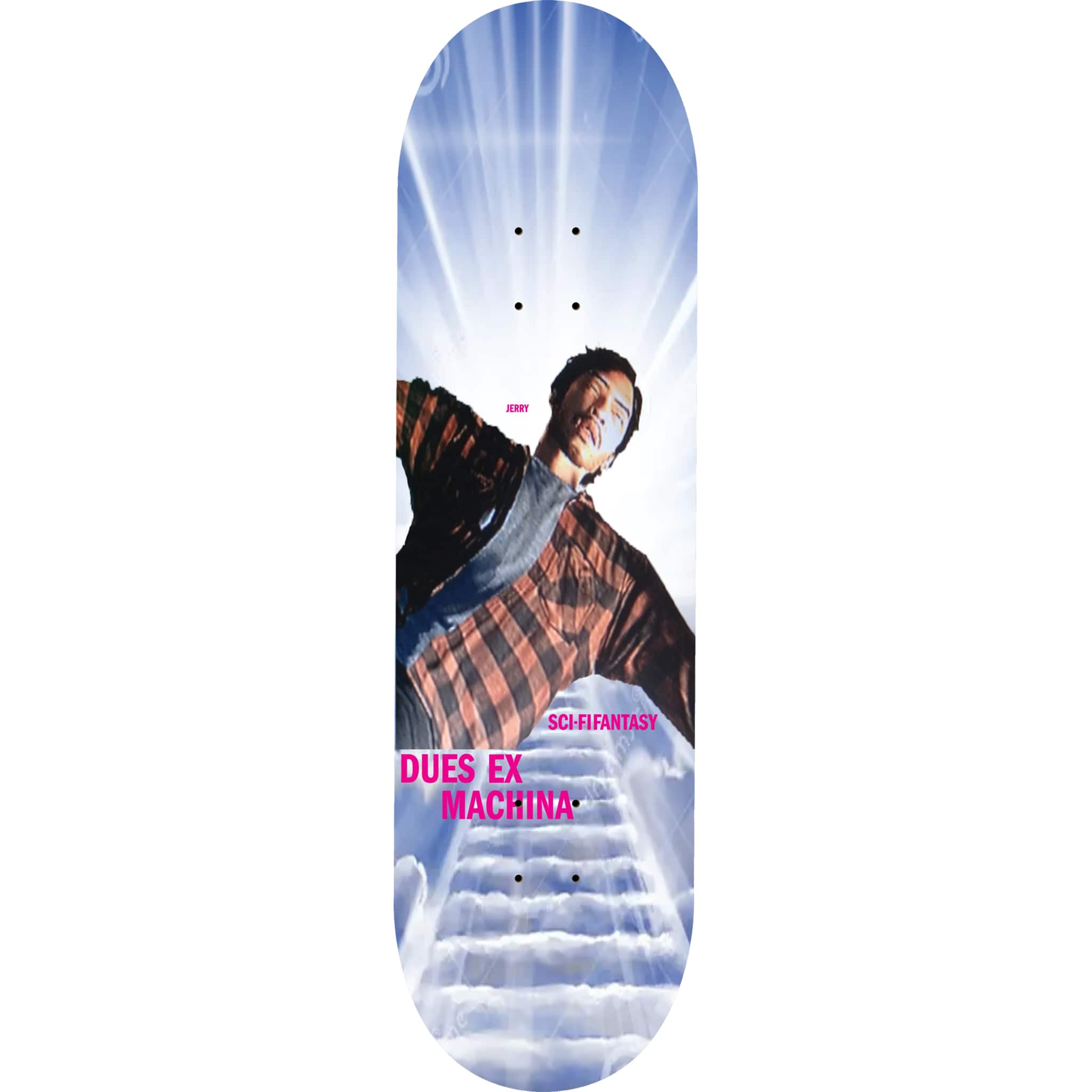 Sci-Fi Fantasy Jerry Hsu Deus Ex Machina Skateboard Deck 8.25" Skateboard