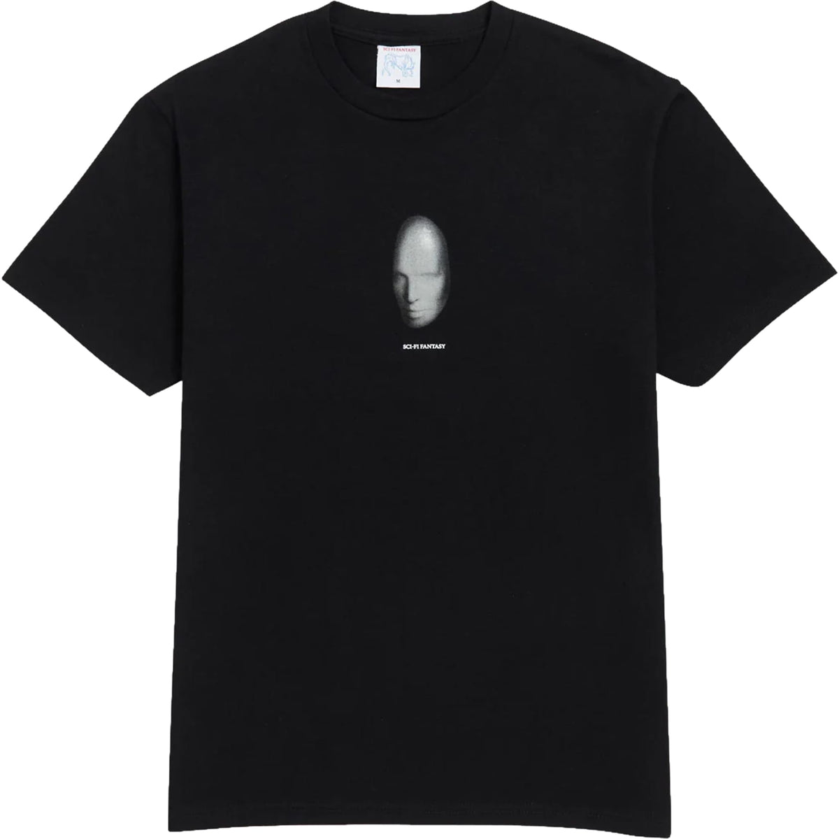 Sci-Fi Fantasy Mask T-Shirt Black T Shirt