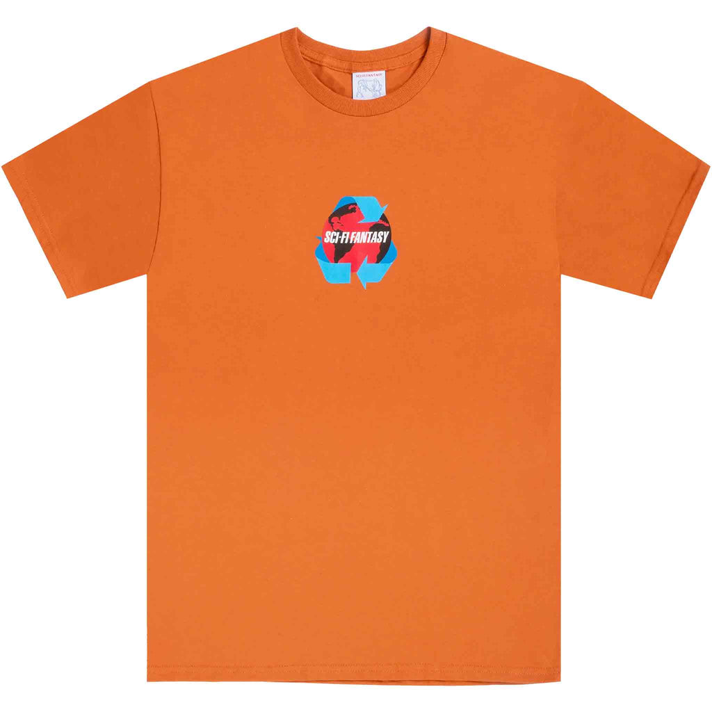 Sci-Fi Fantasy Recycle Tee Orange T Shirt