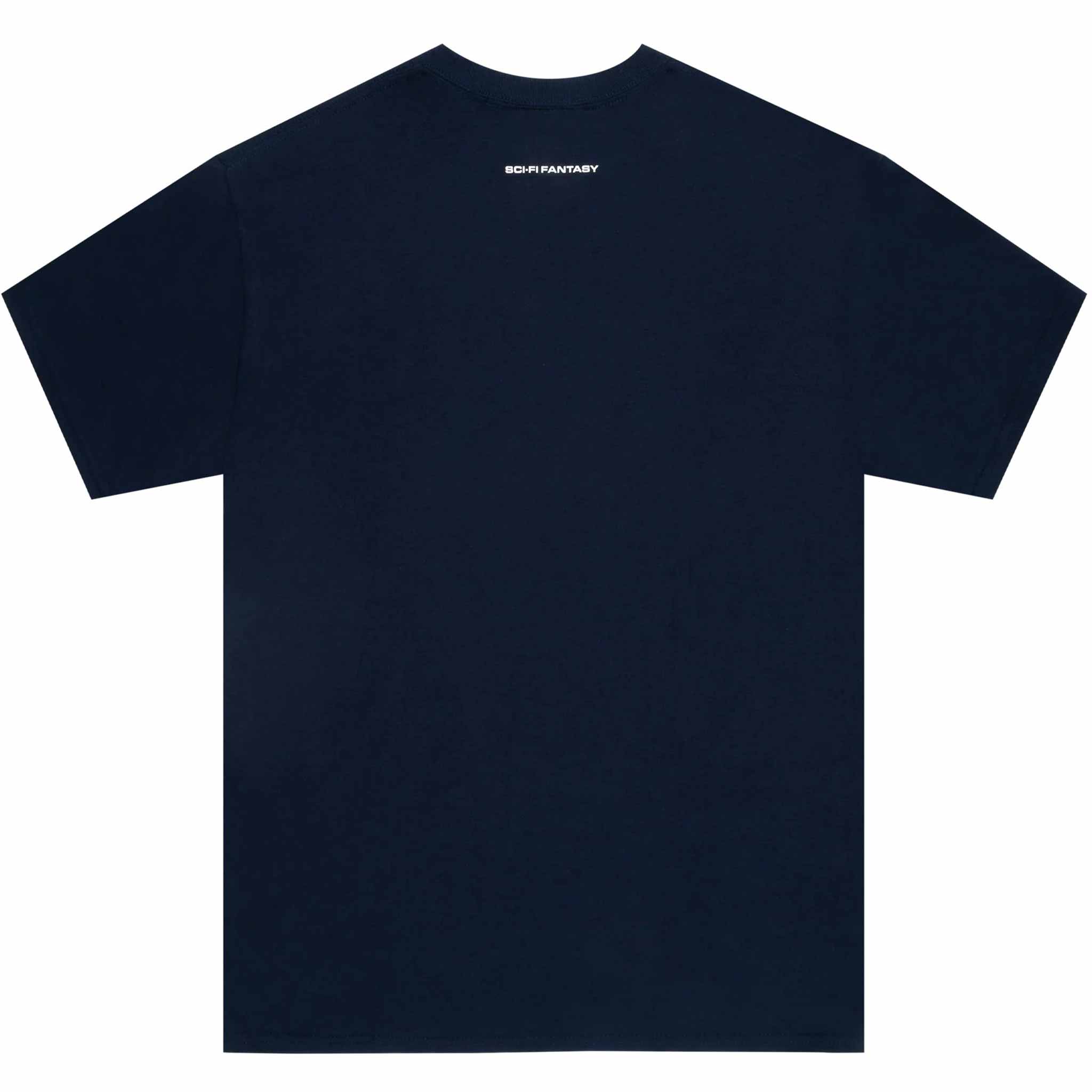 Sci-Fi Fantasy Waterfall Tee Navy T Shirt