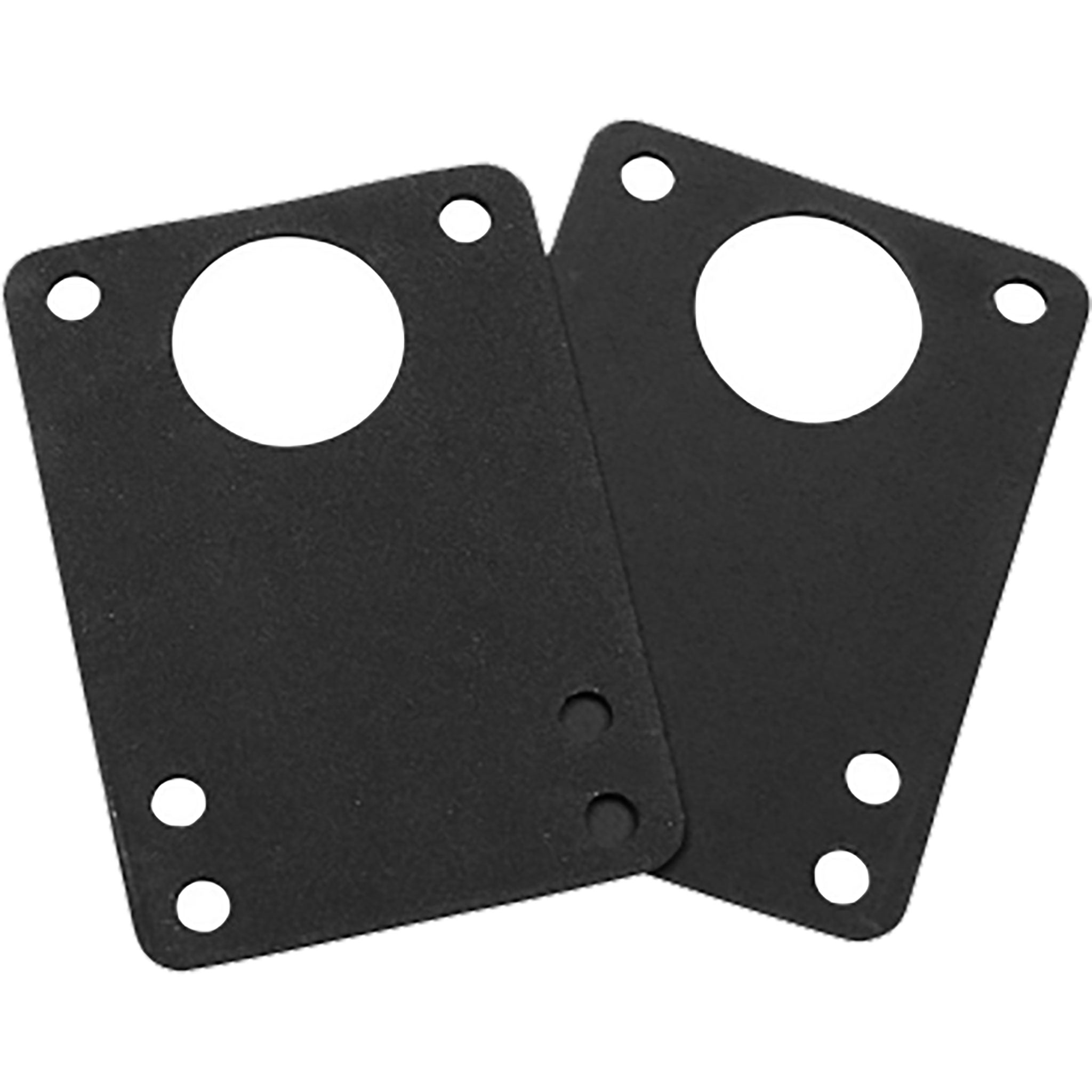 Shortys Silencer 1/16" Risers 2 pack Black Accessories