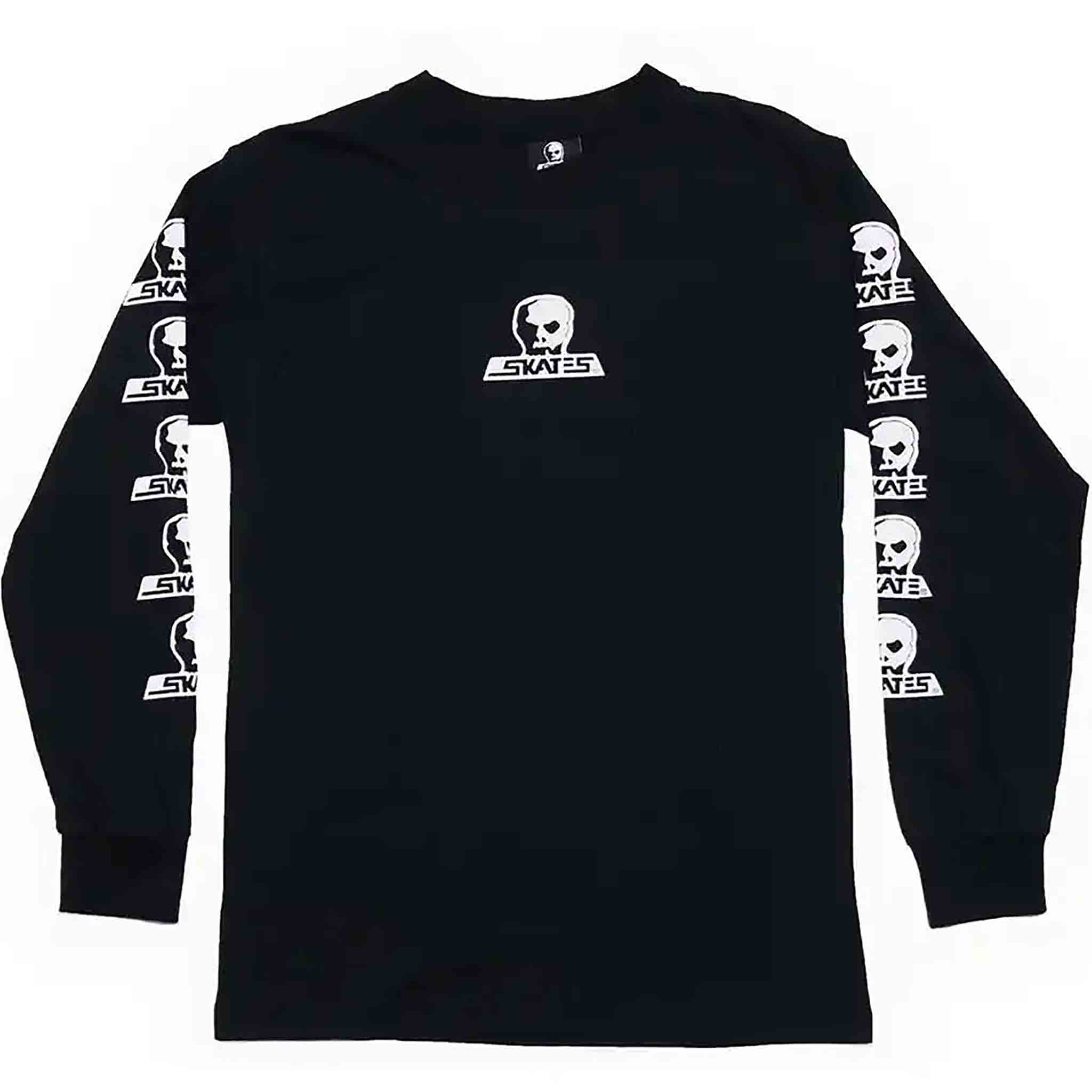 Skull Skates Skull Logo Longsleeve Tee Black T Shirt