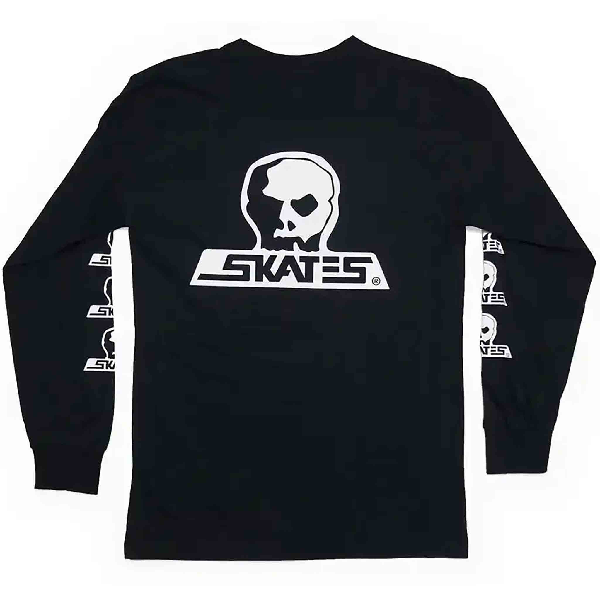 Skull Skates Skull Logo Longsleeve Tee Black T Shirt