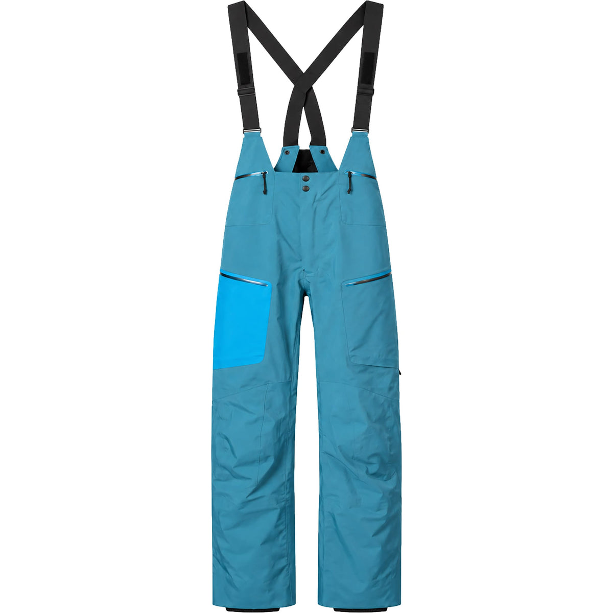 Skyline Faze 3L Guide Bib Pant Blue Steel Afterburn 2027 Mens Snowboard Pants