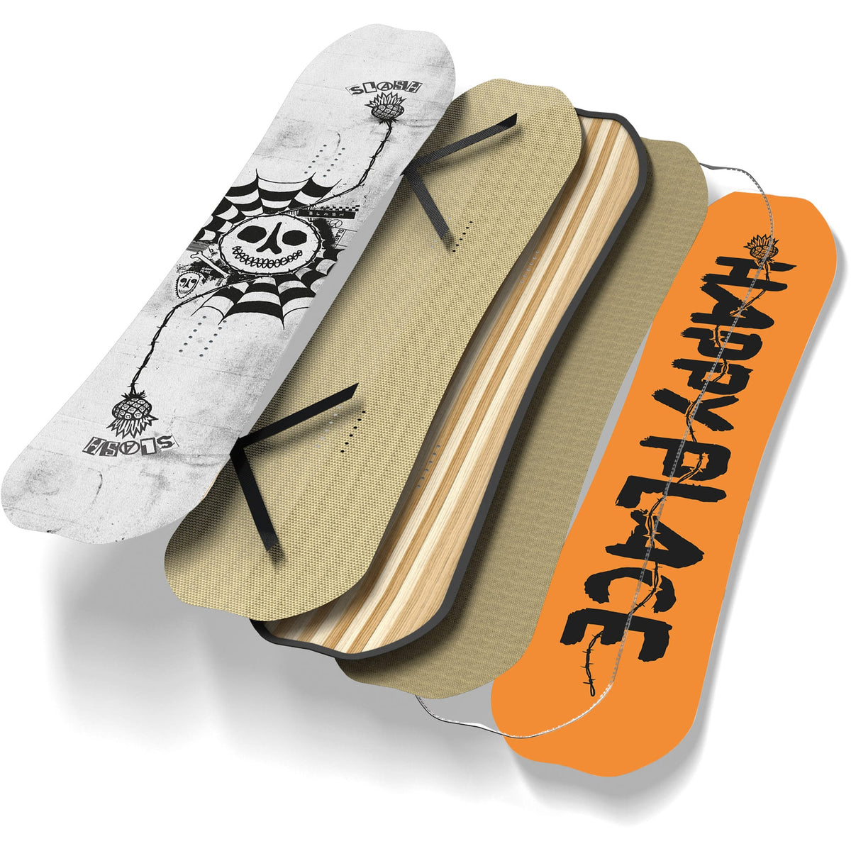 Slash X Kim The Butcher Happy Place Snowboard 2027 Snowboard