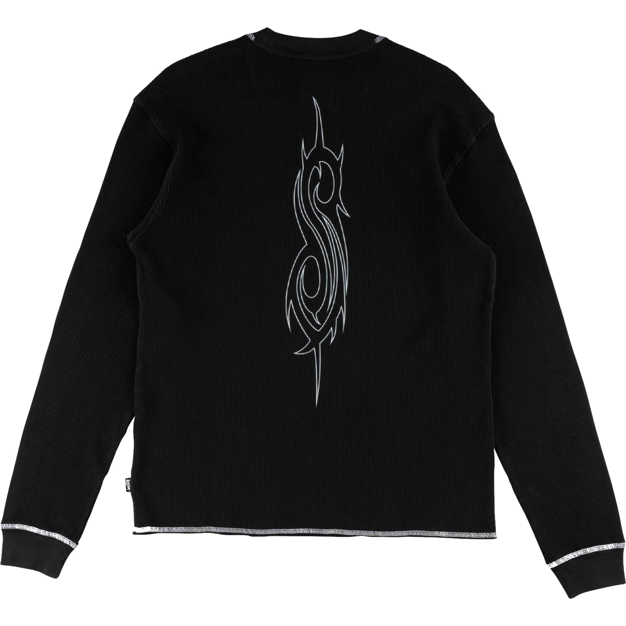 Slipknot X Welcome Masks Boxy Contrast Stitch Thermal T Shirt