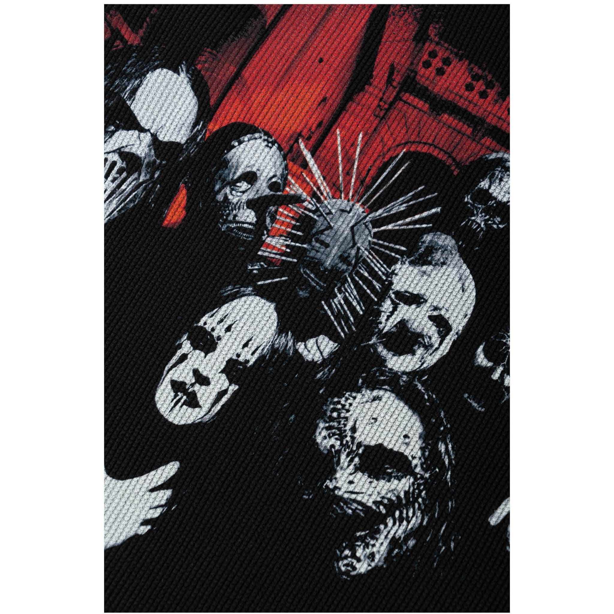 Slipknot X Welcome Masks Boxy Contrast Stitch Thermal T Shirt