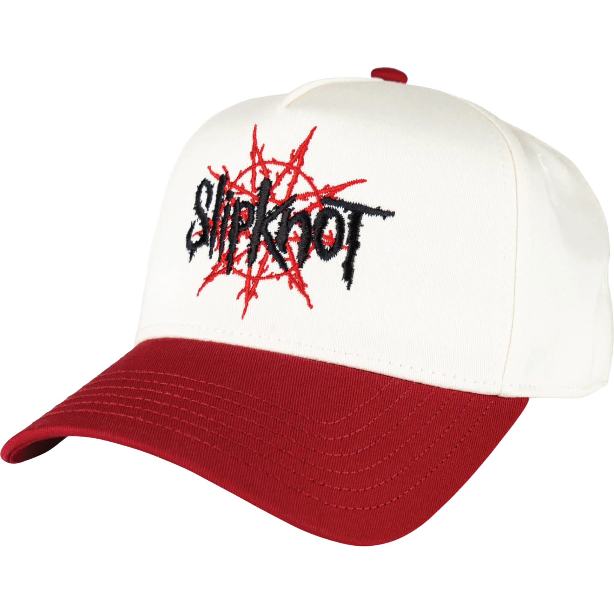 Slipknot X Welcome Nonagram Embroidered 2 Tone Snapback Hat Hats