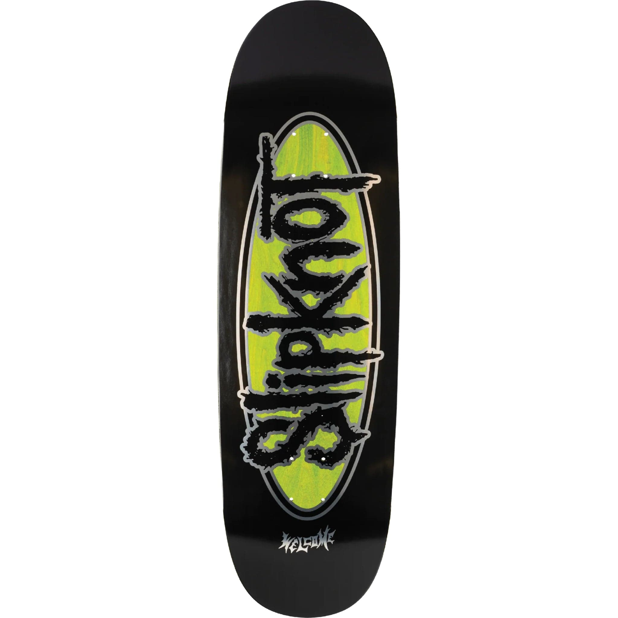 Slipknot X Welcome Oval Logo On Boline 2.0 Skateboard Deck 9.5" Skateboard