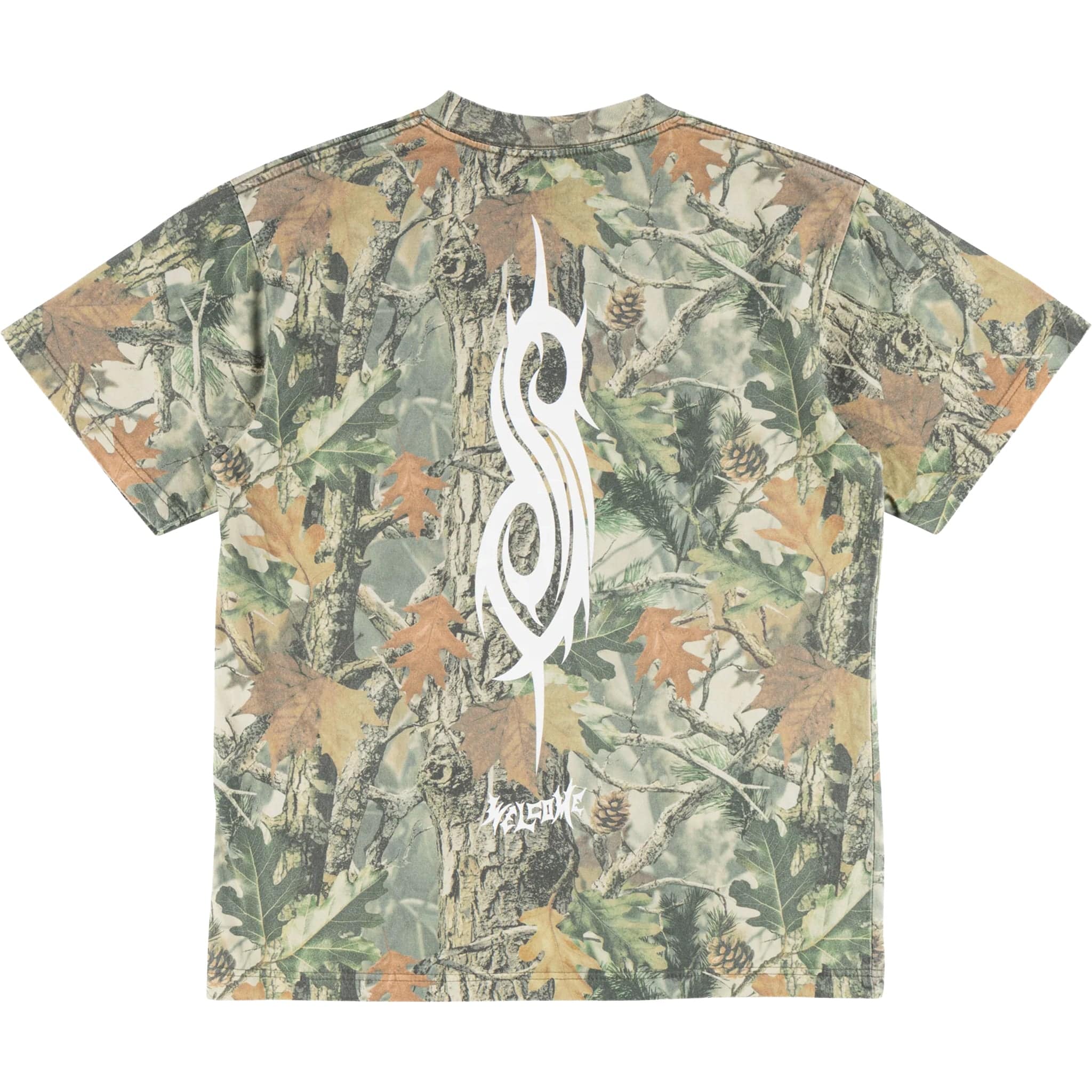 Slipknot X Welcome Oval Logo Tee Camo T Shirts